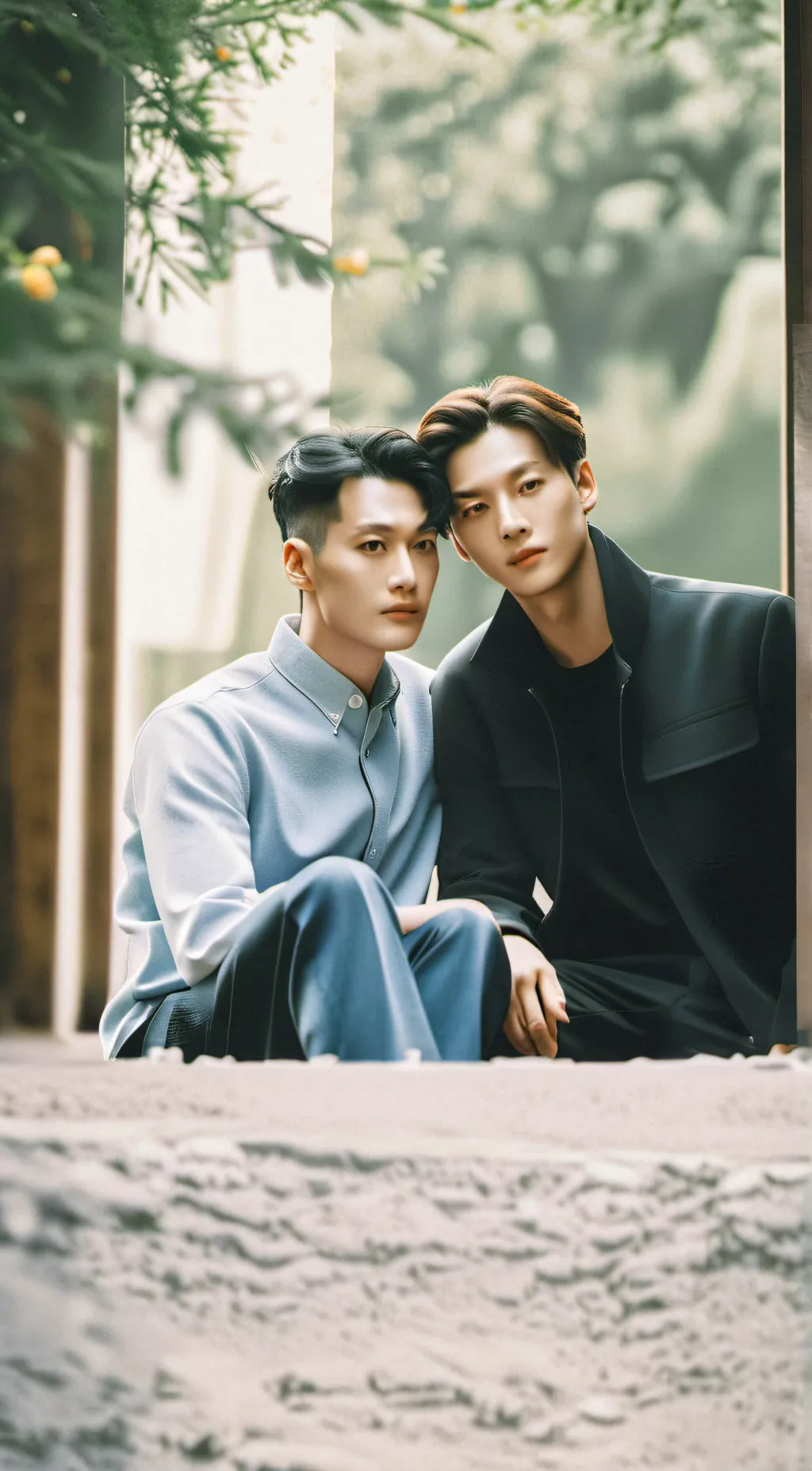 ai character: titan speaker man  background