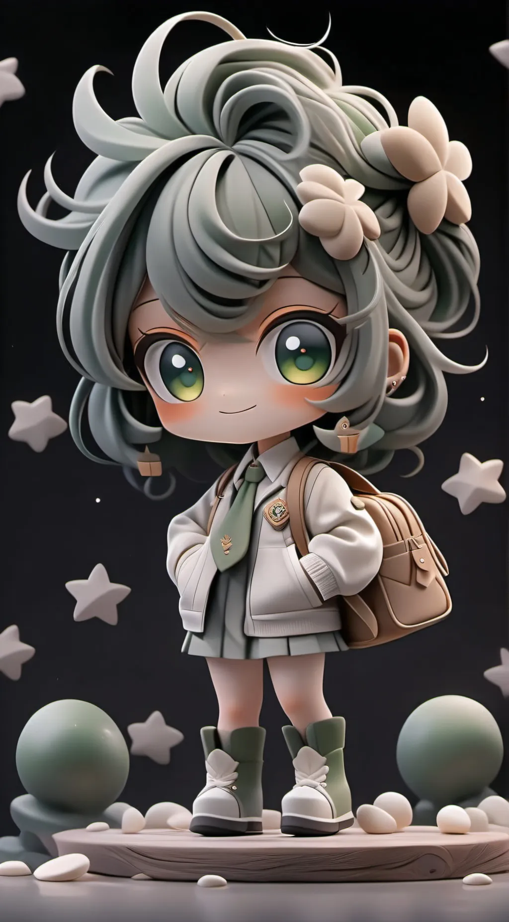 ai character: happy hopscotch background