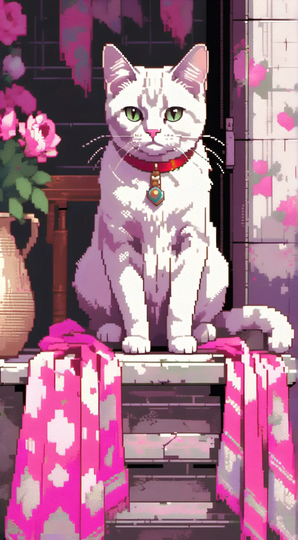 ai character: Cat background