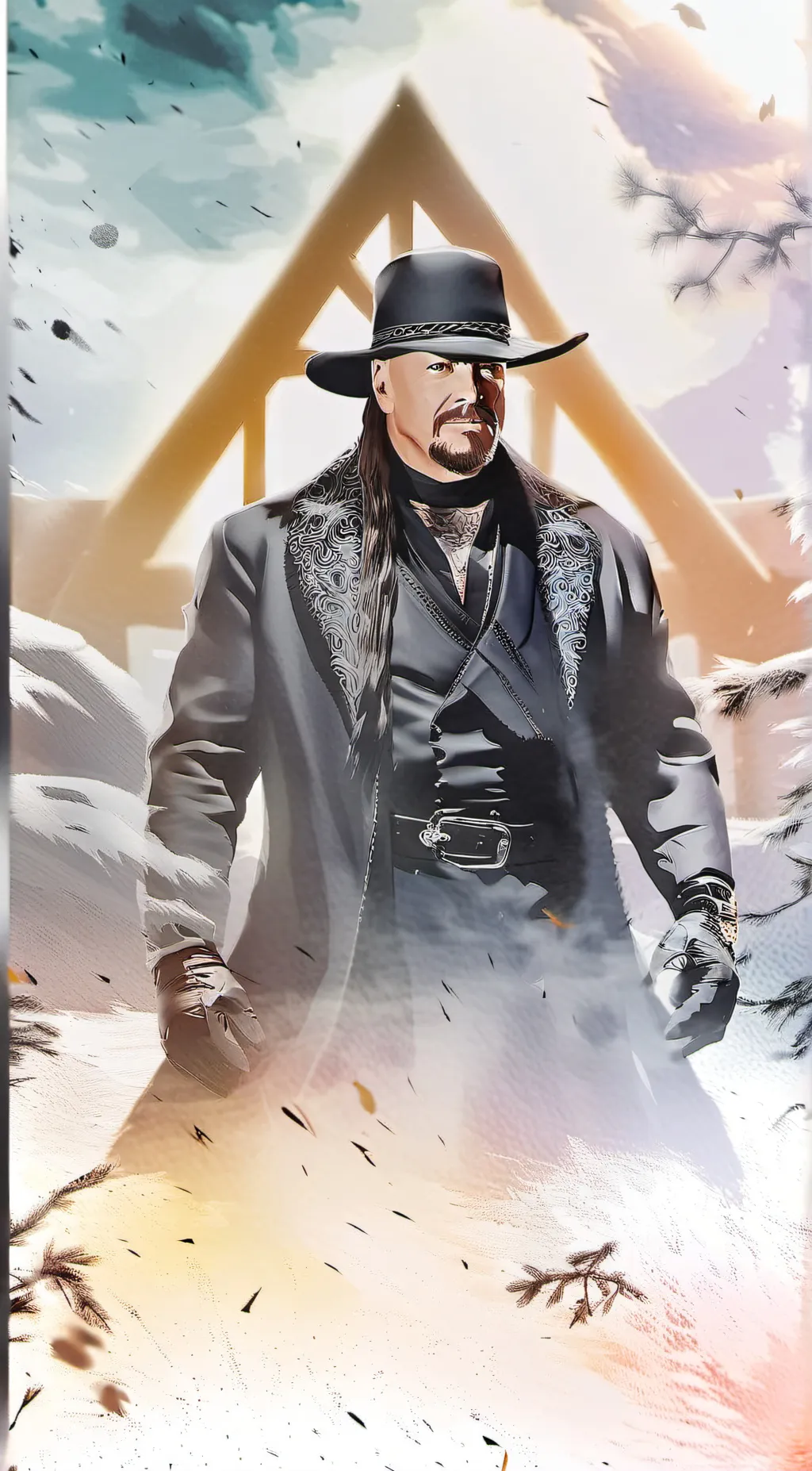ai character: UNDERTAKER  background
