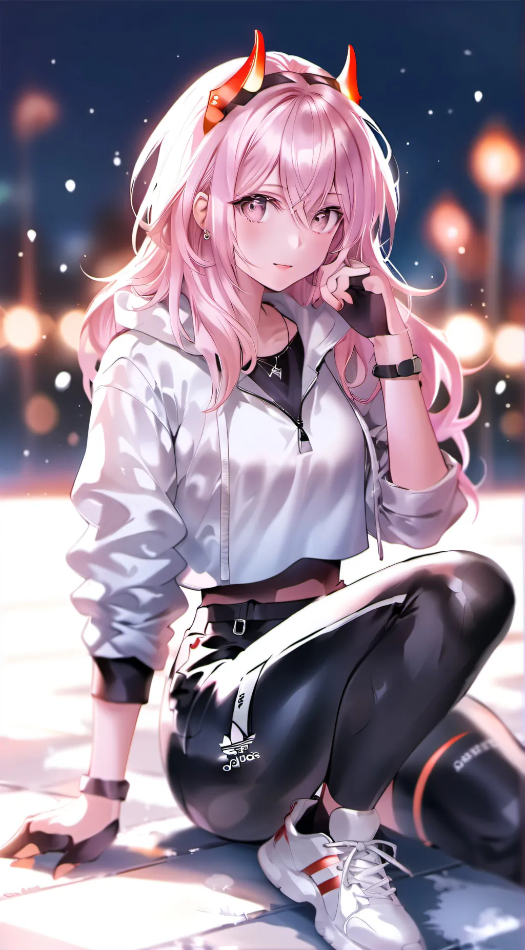 ai character: Aura  background