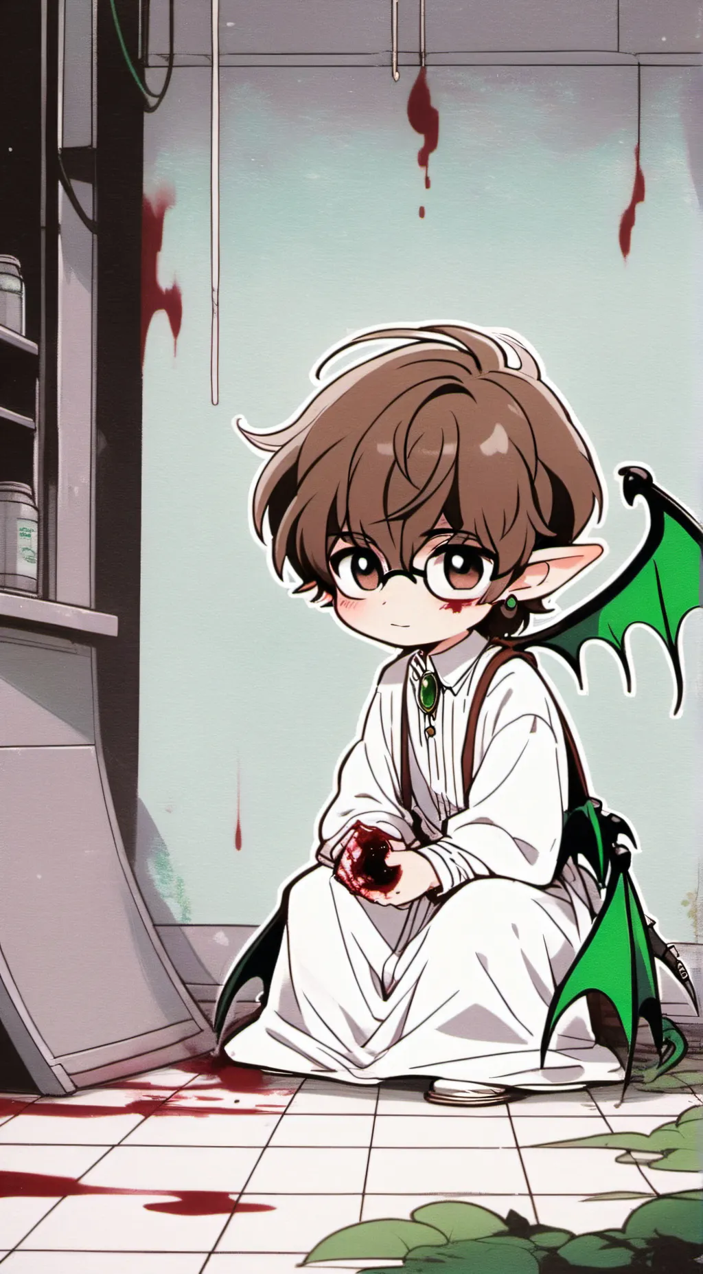 ai character: Jacob komishi background