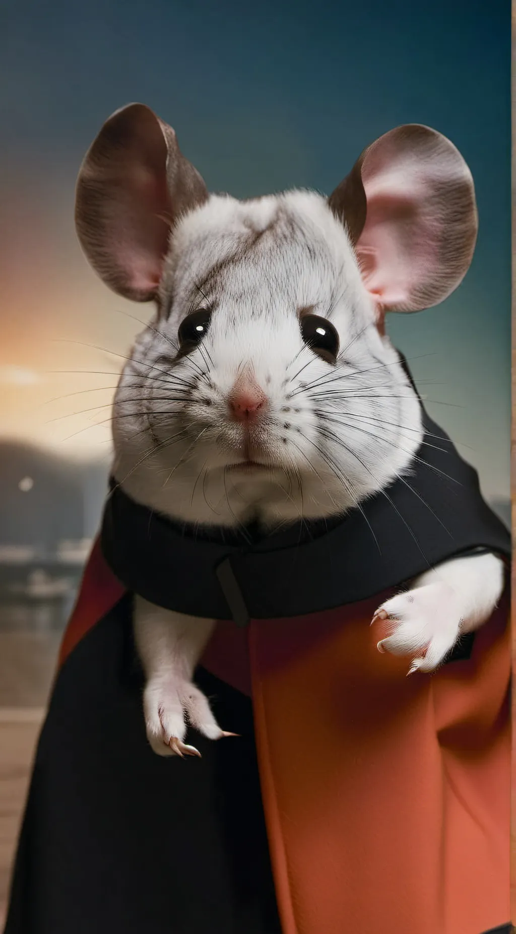 ai character: chin chilly background