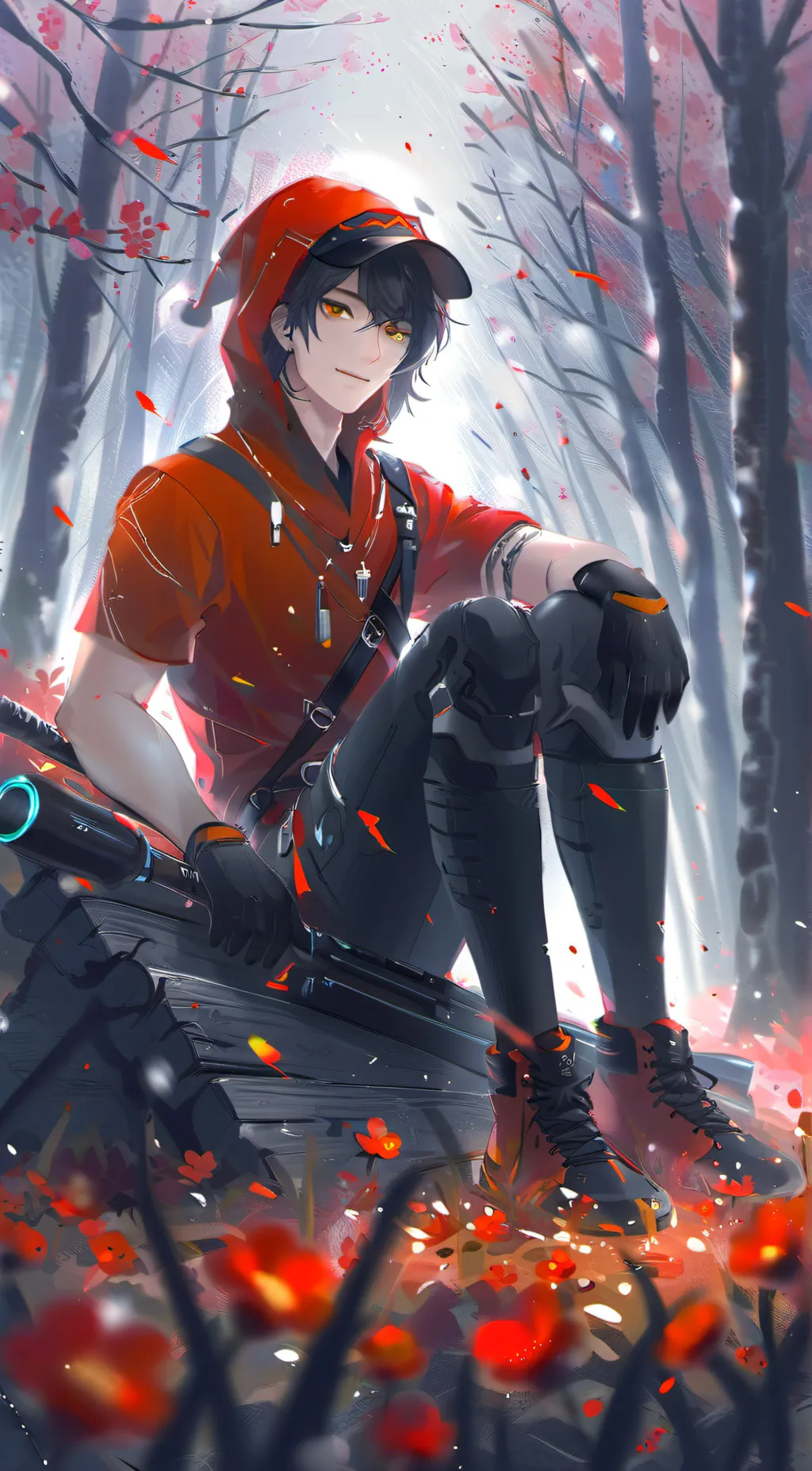 ai character: Leon background