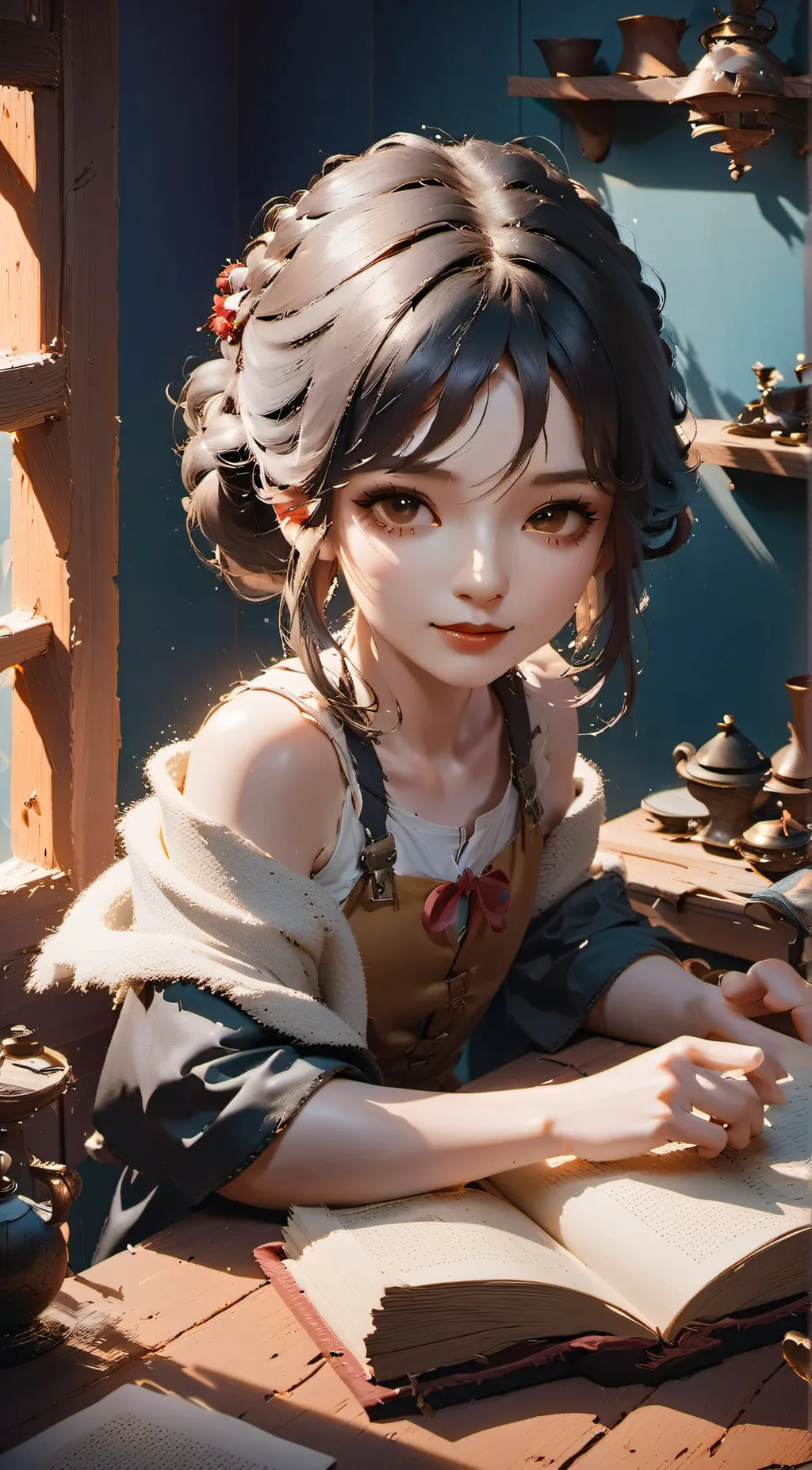 ai character: Aria background