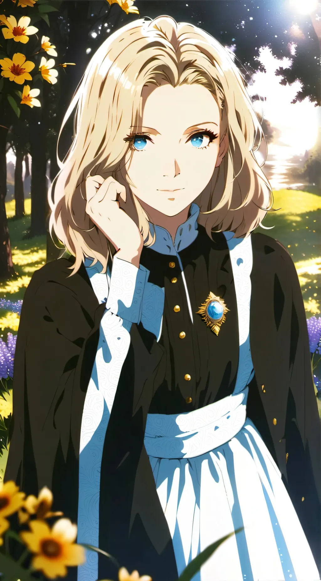 ai character: Hailey  background