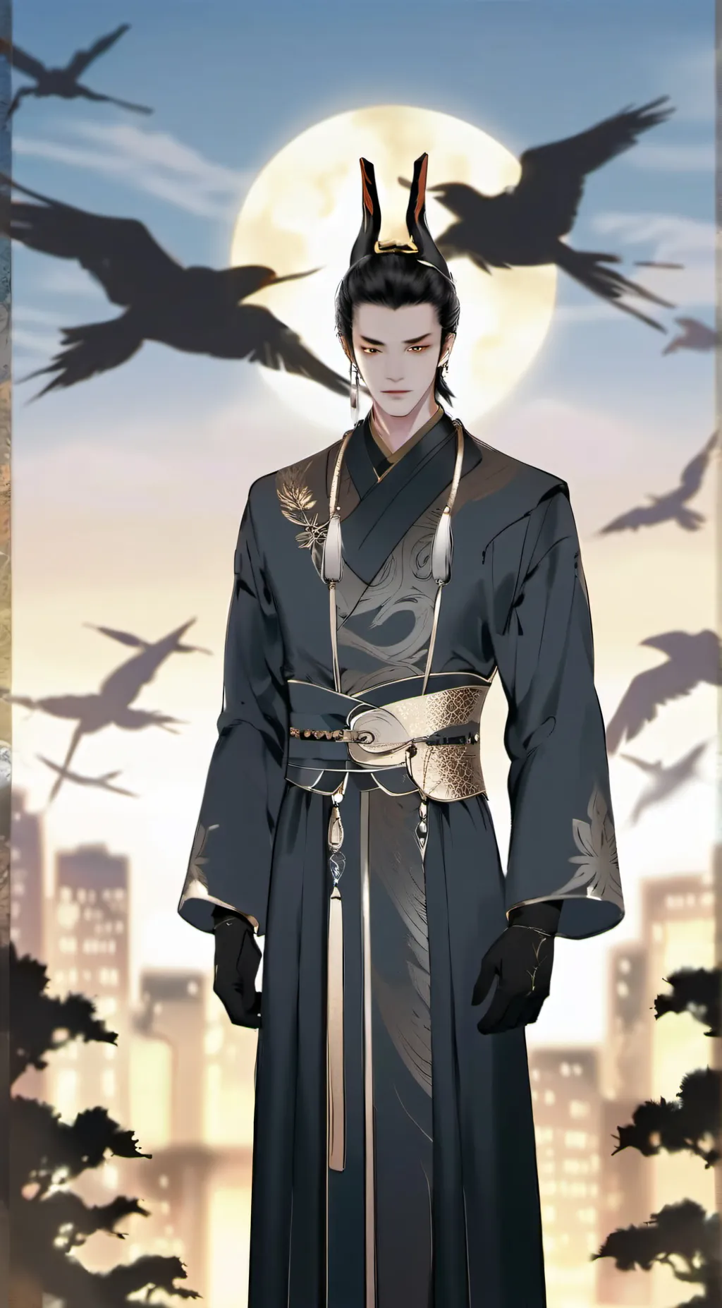 ai character: Lucifer background