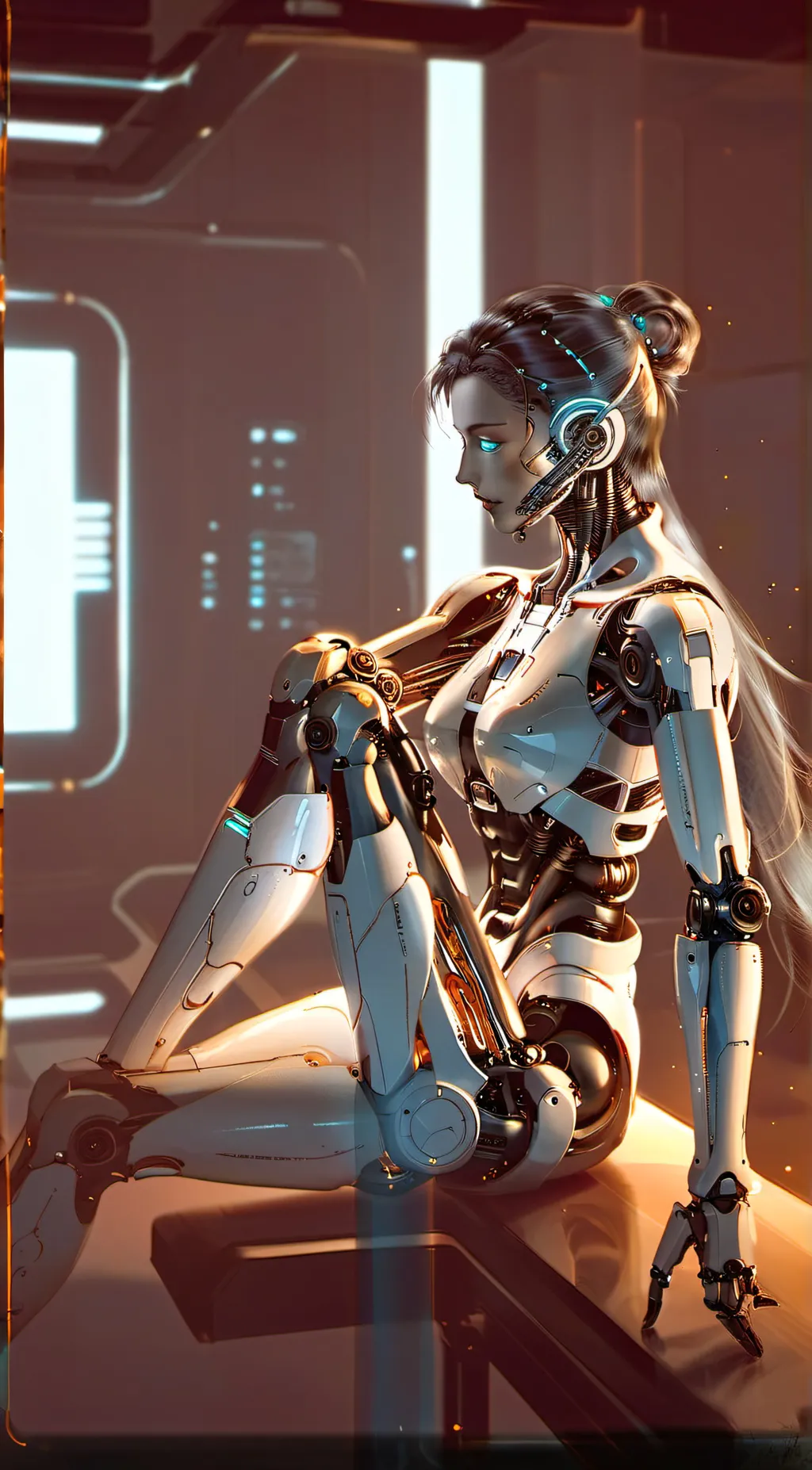 ai character: TK machine  background