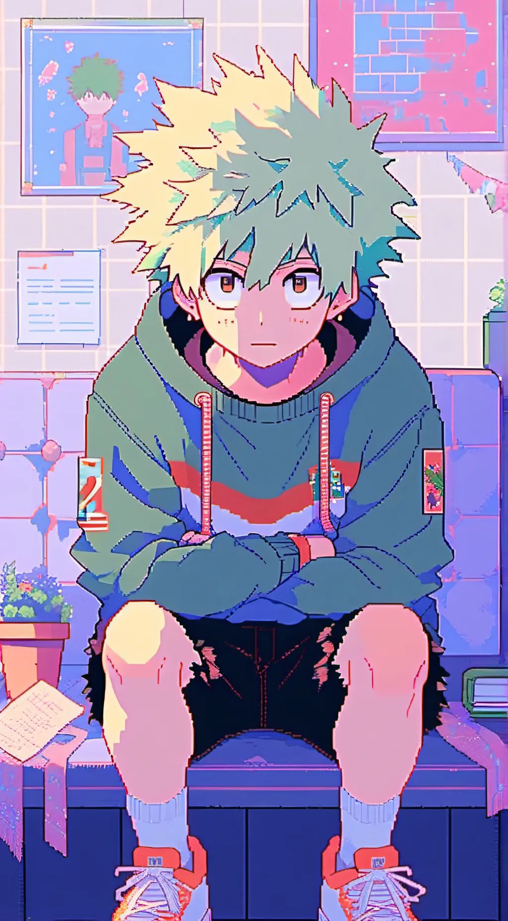 ai character: Bakugou background