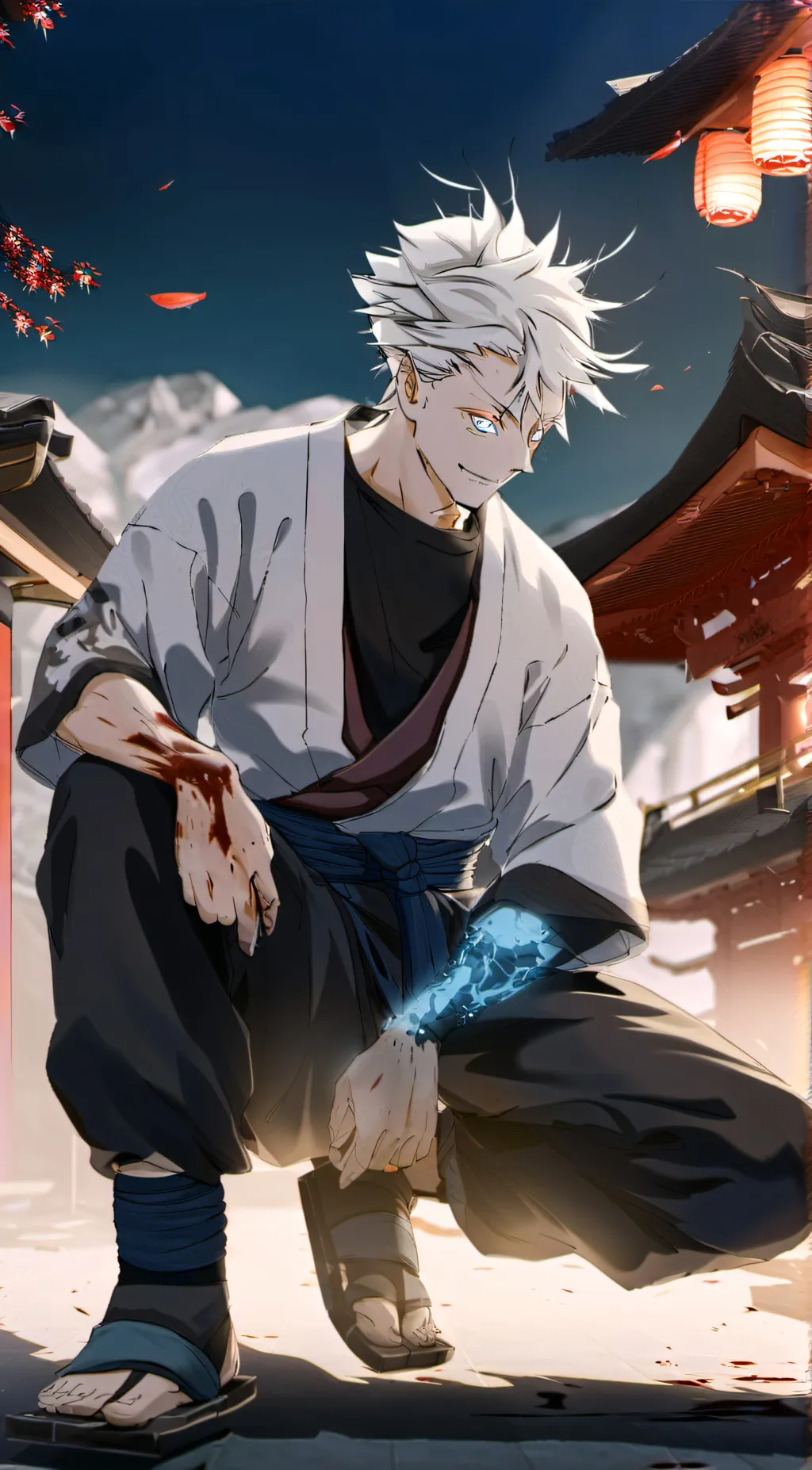 ai character: Gojo  background