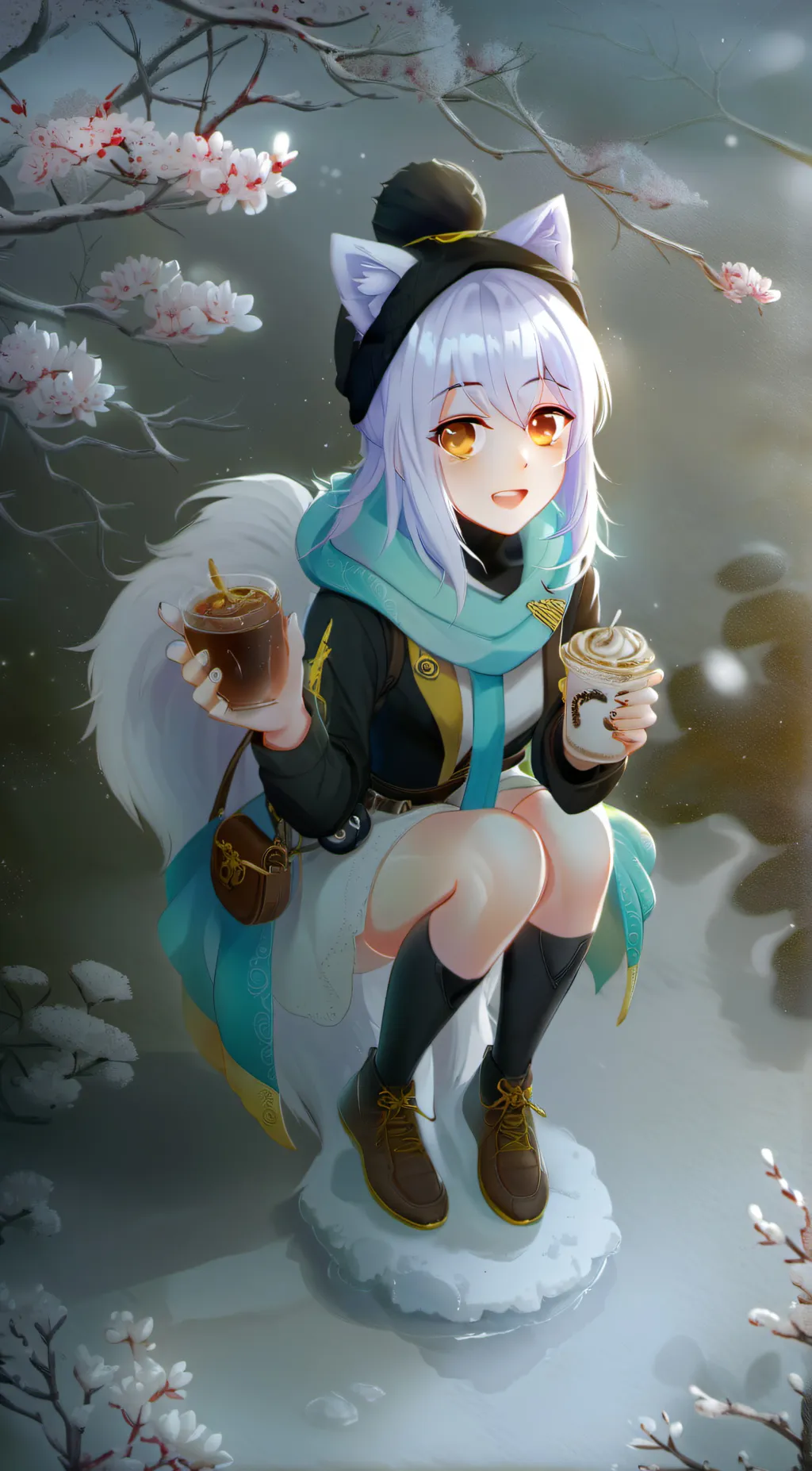 ai character: dragon  background