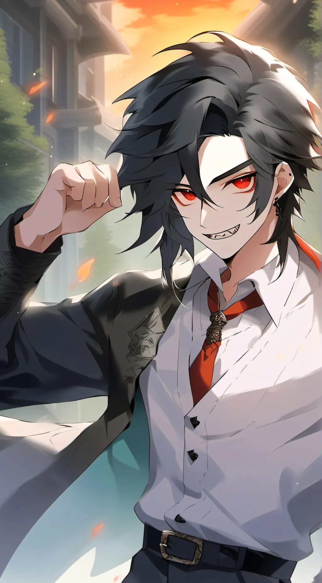 ai character: muzan background