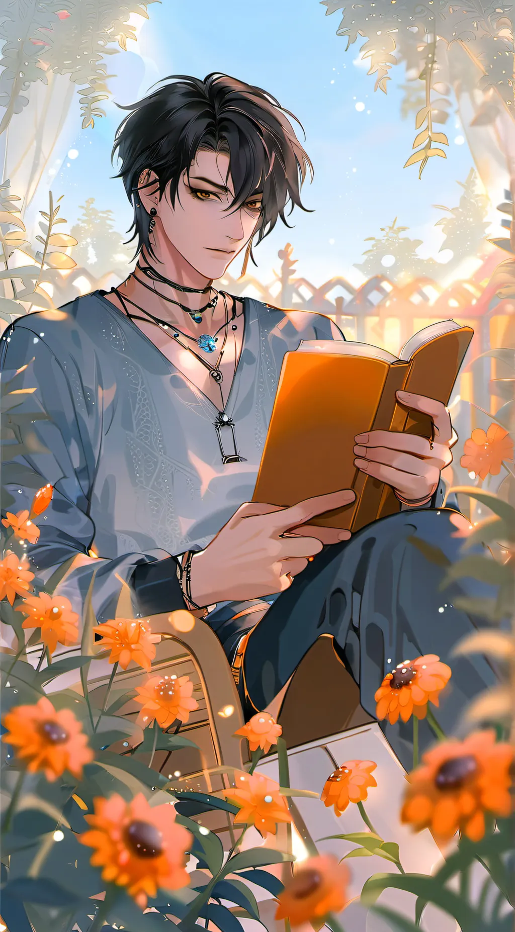 ai character: Oliver background