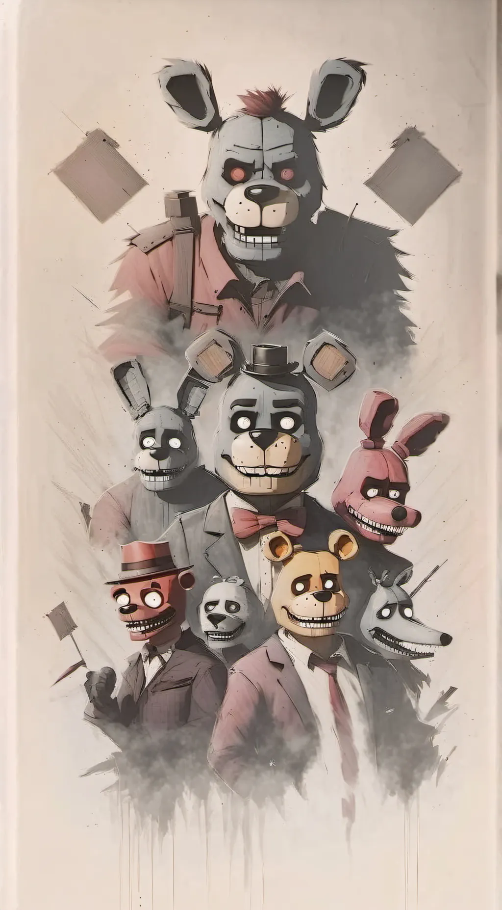 ai character: FNAF background