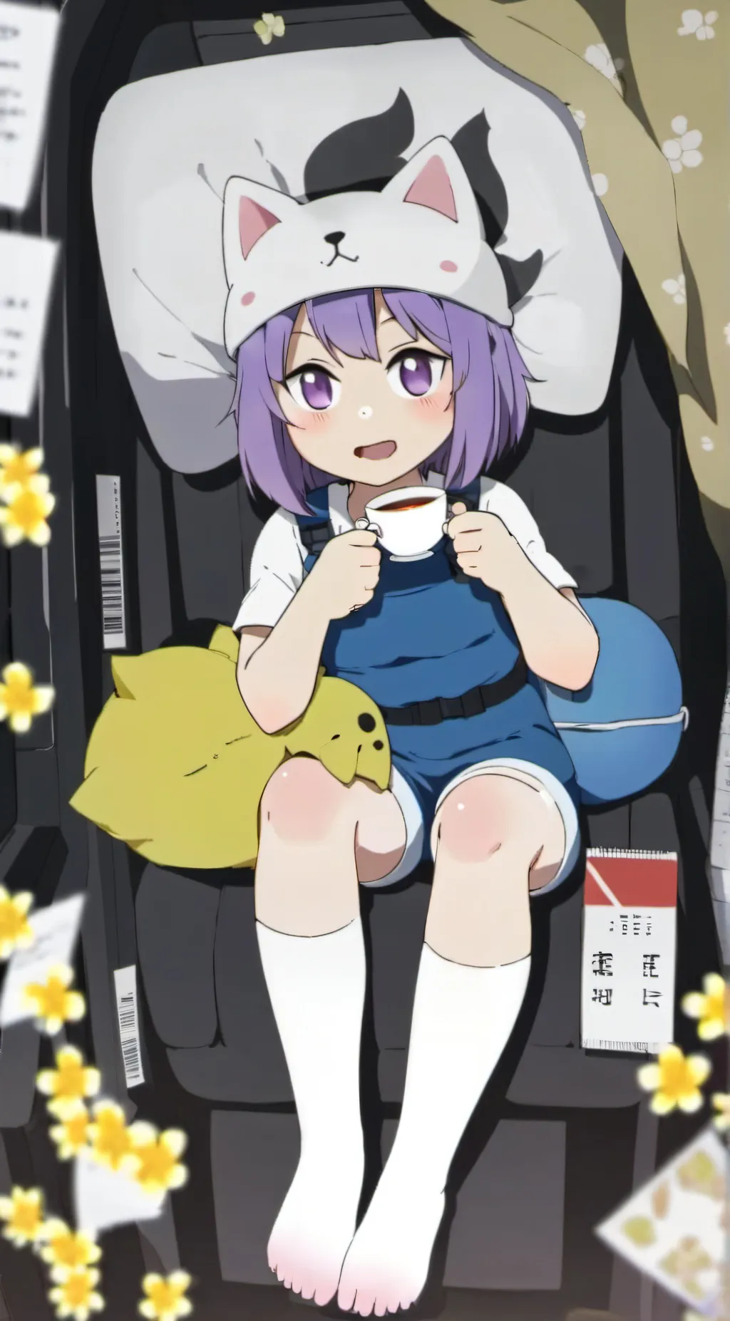 ai character: Catnap background