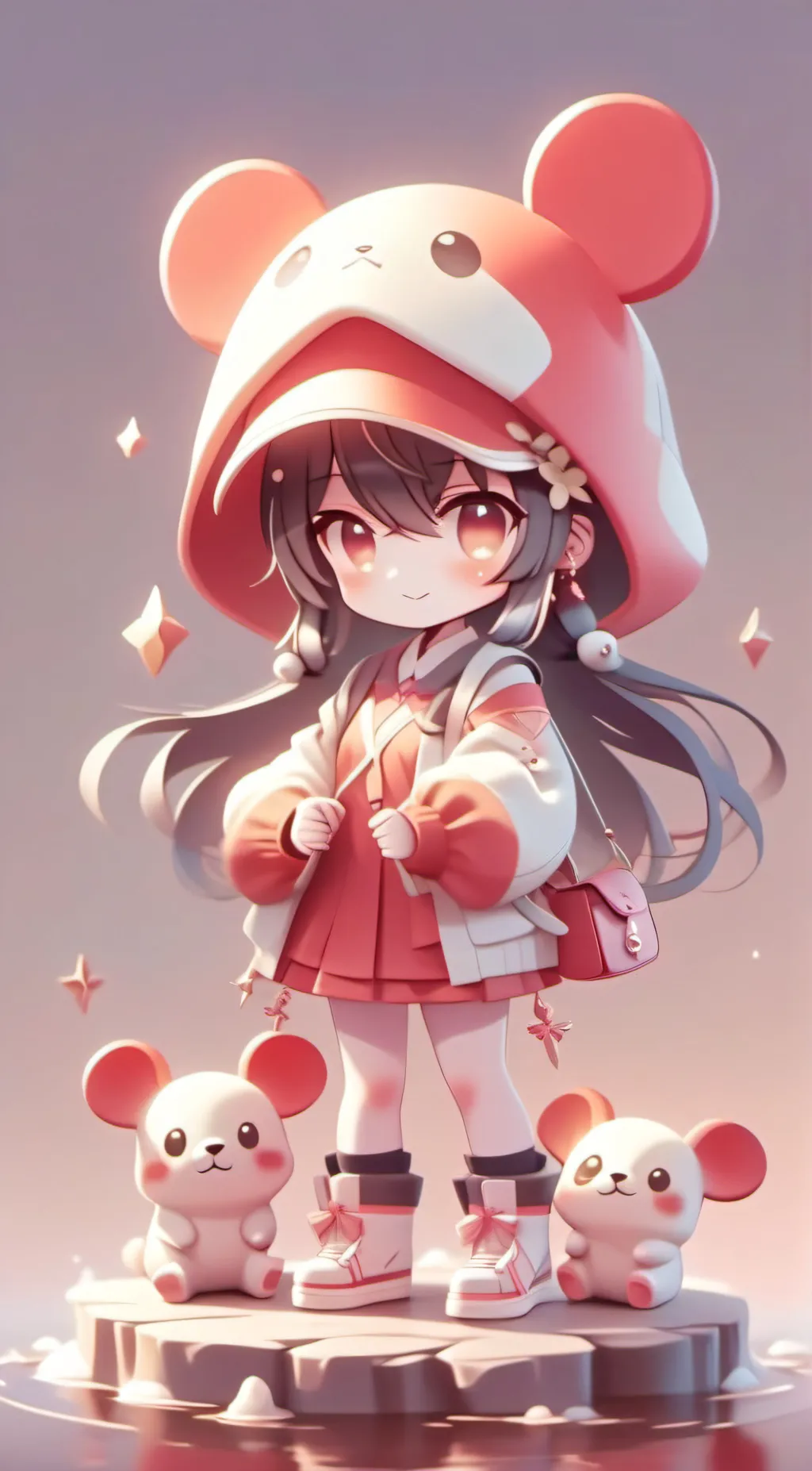 ai character: Loona background