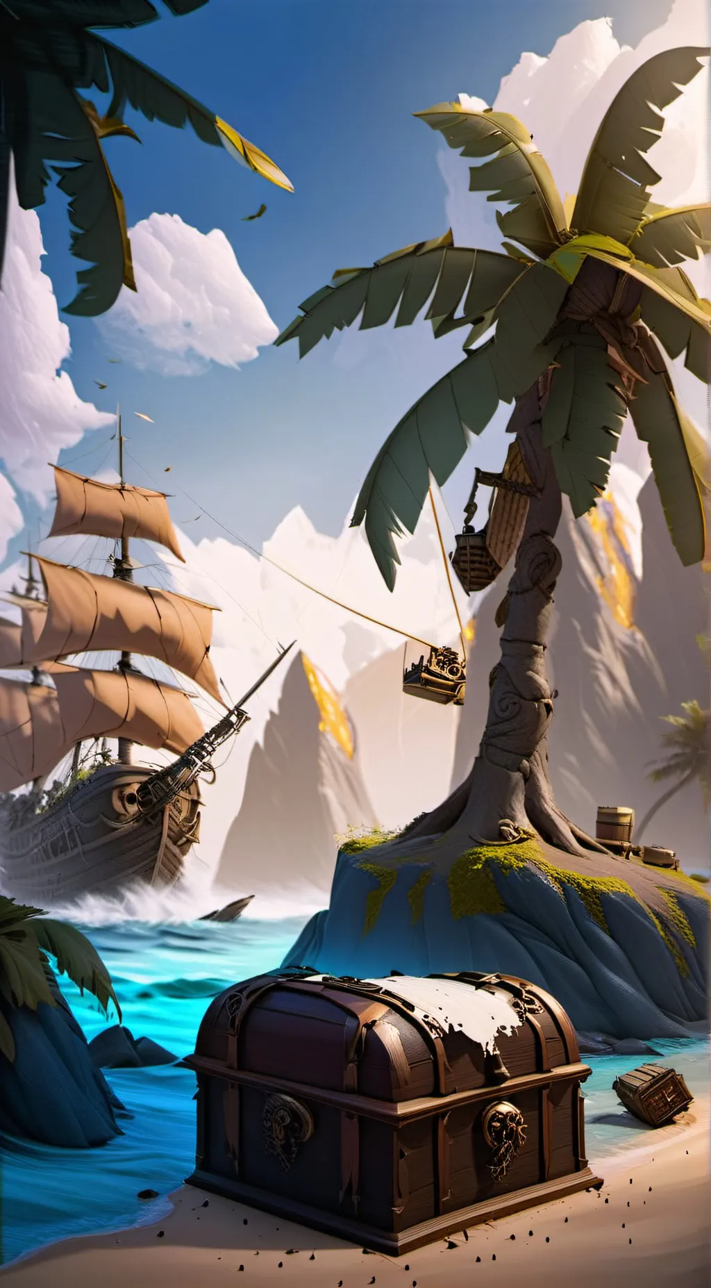 ai character: bootstrap island  background