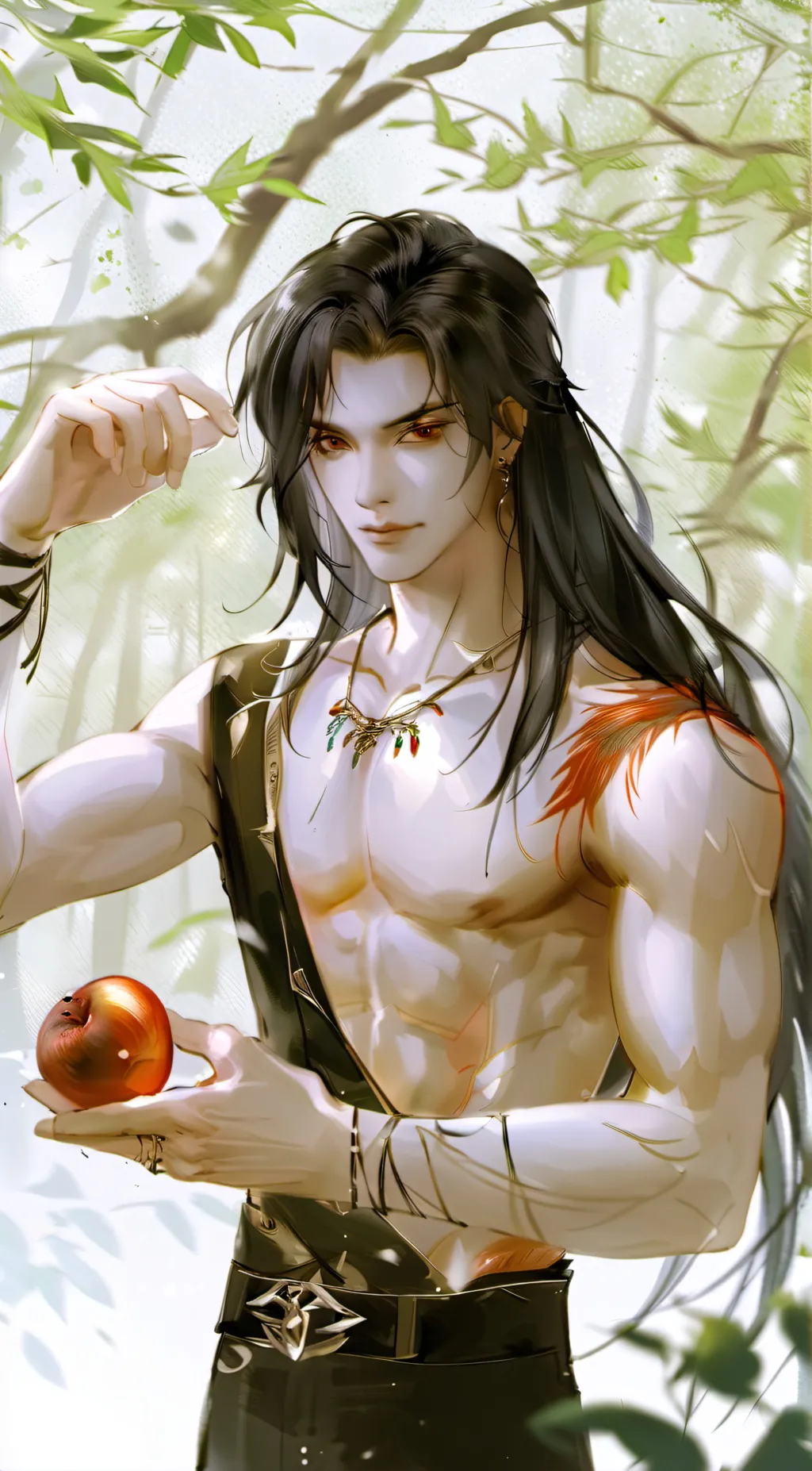 ai character: Nathaniel  background