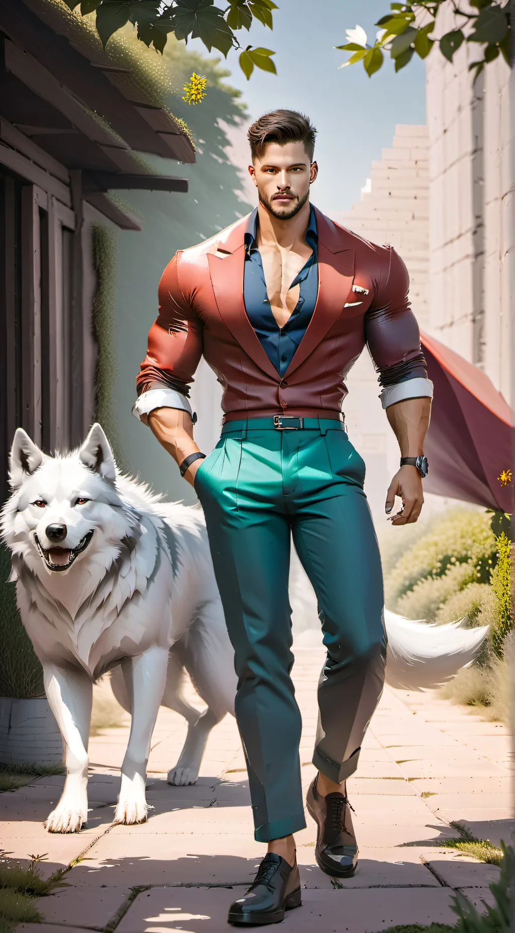 ai character: Wyatt Damewolf background