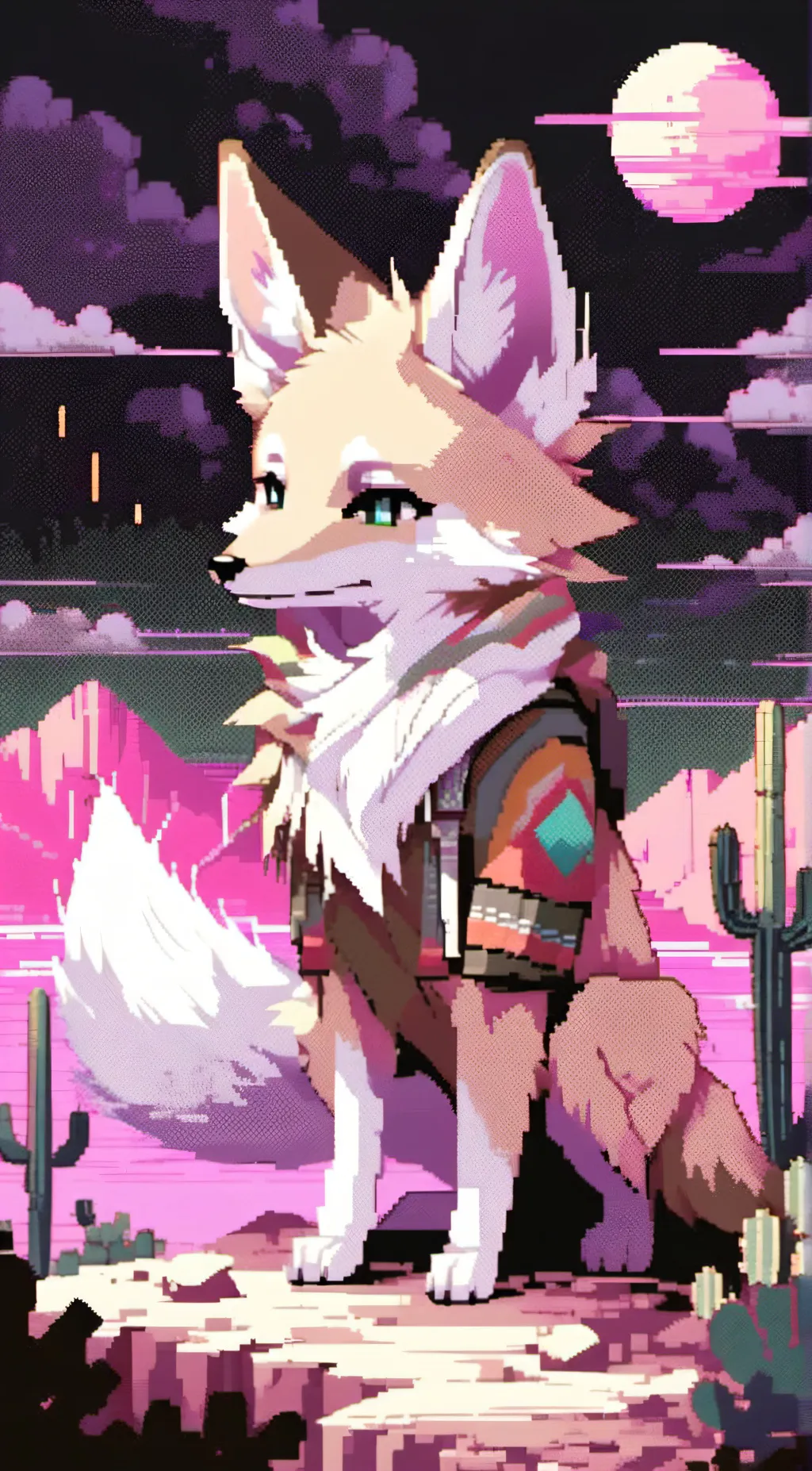 ai character: Luna background