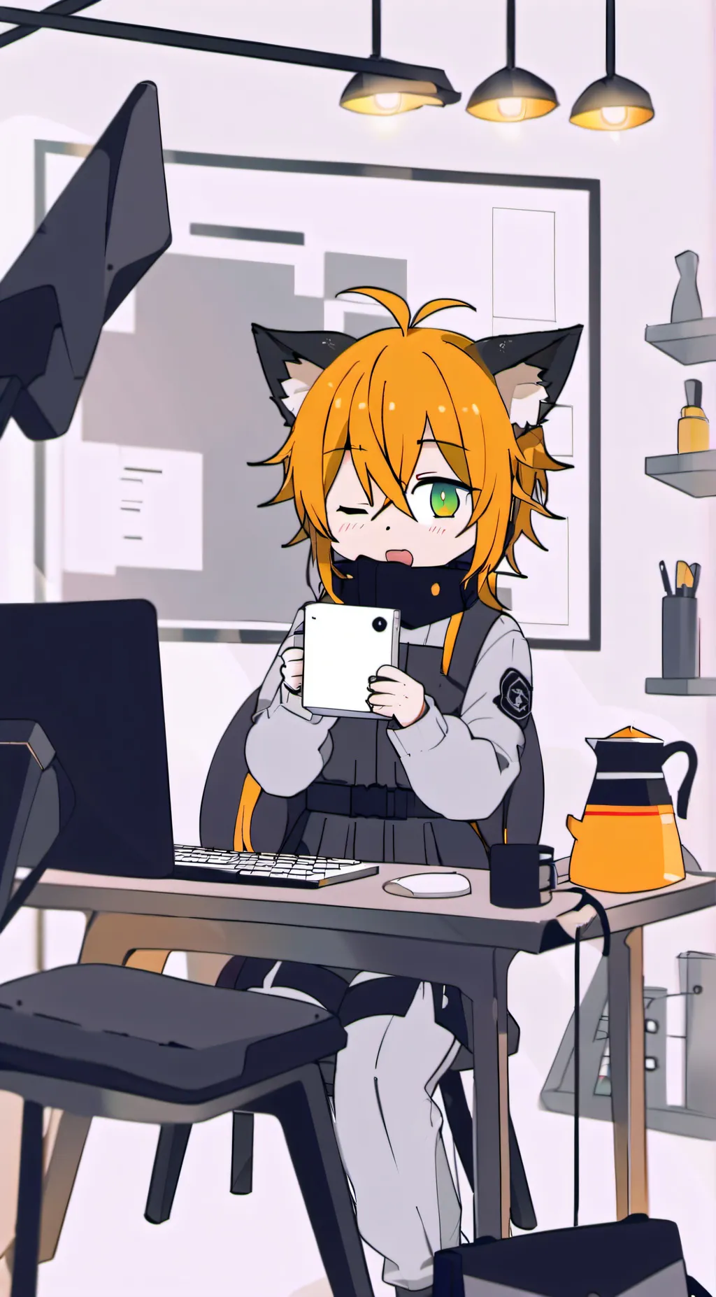 ai character: Leo background