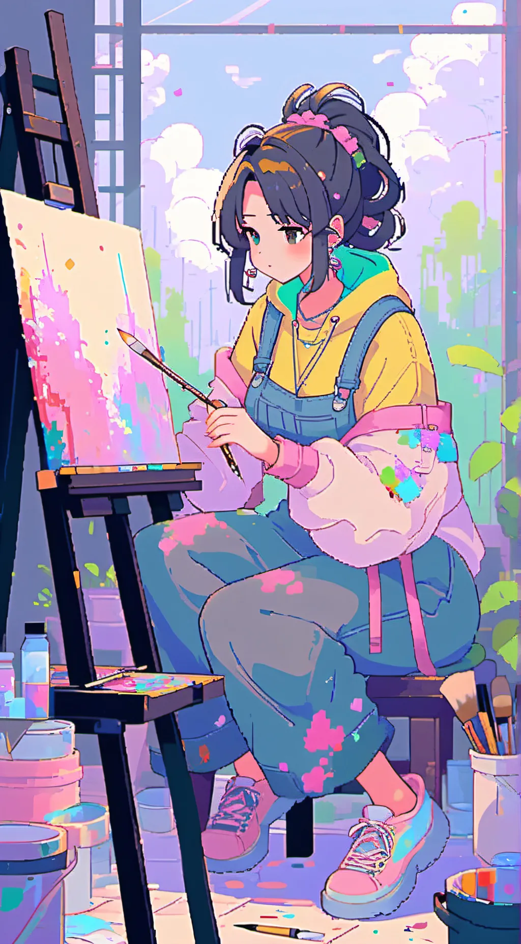 ai character: Mia background