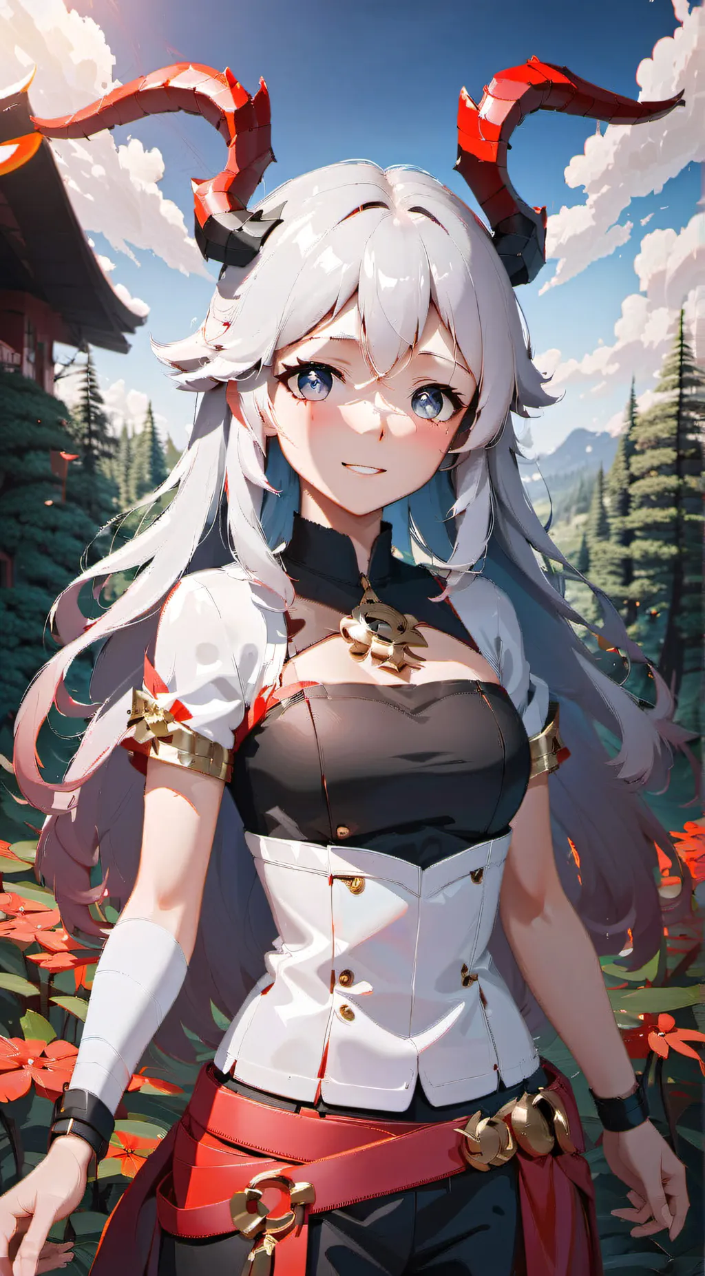 ai character: Sapphire  background