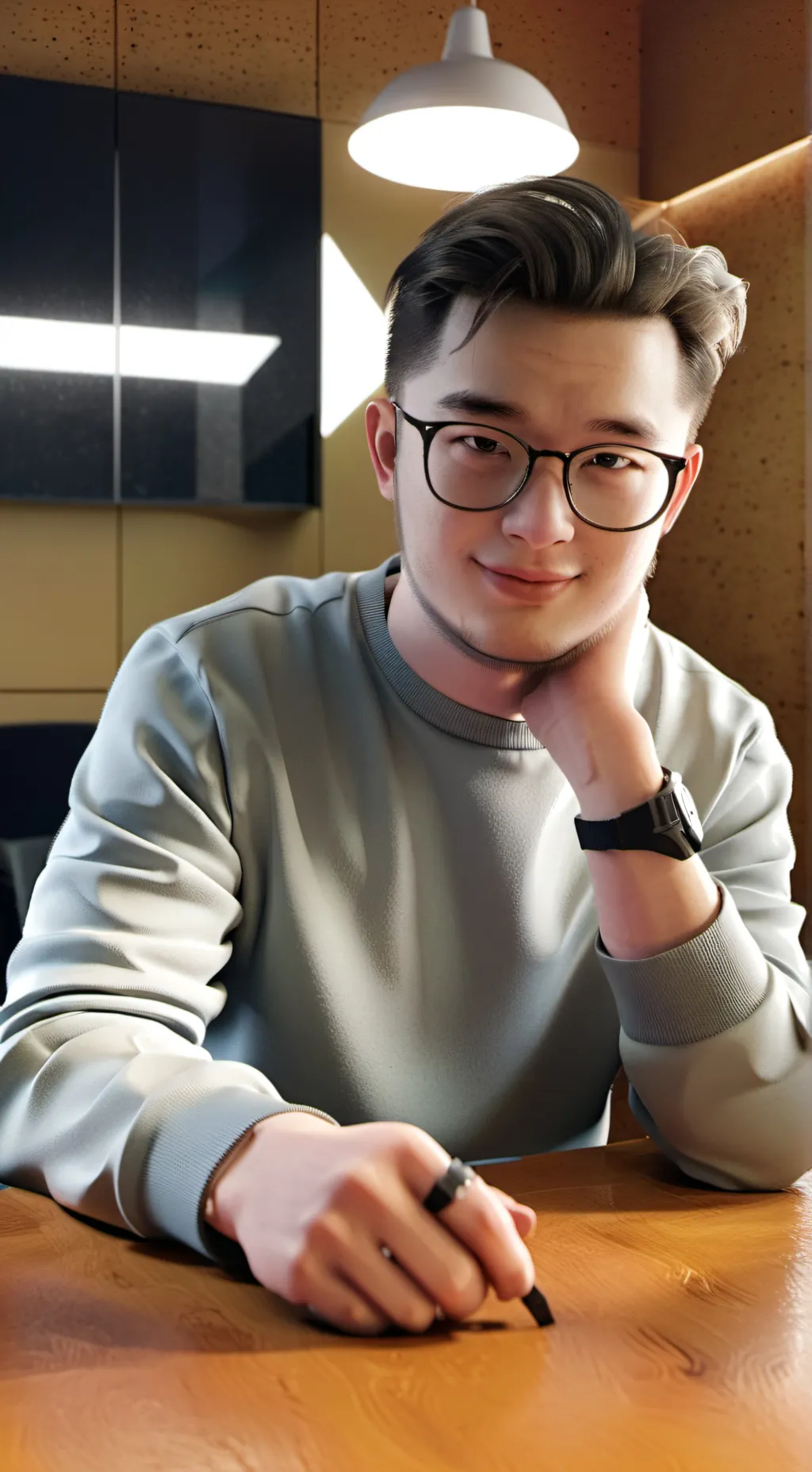 ai character: Warren d-m background