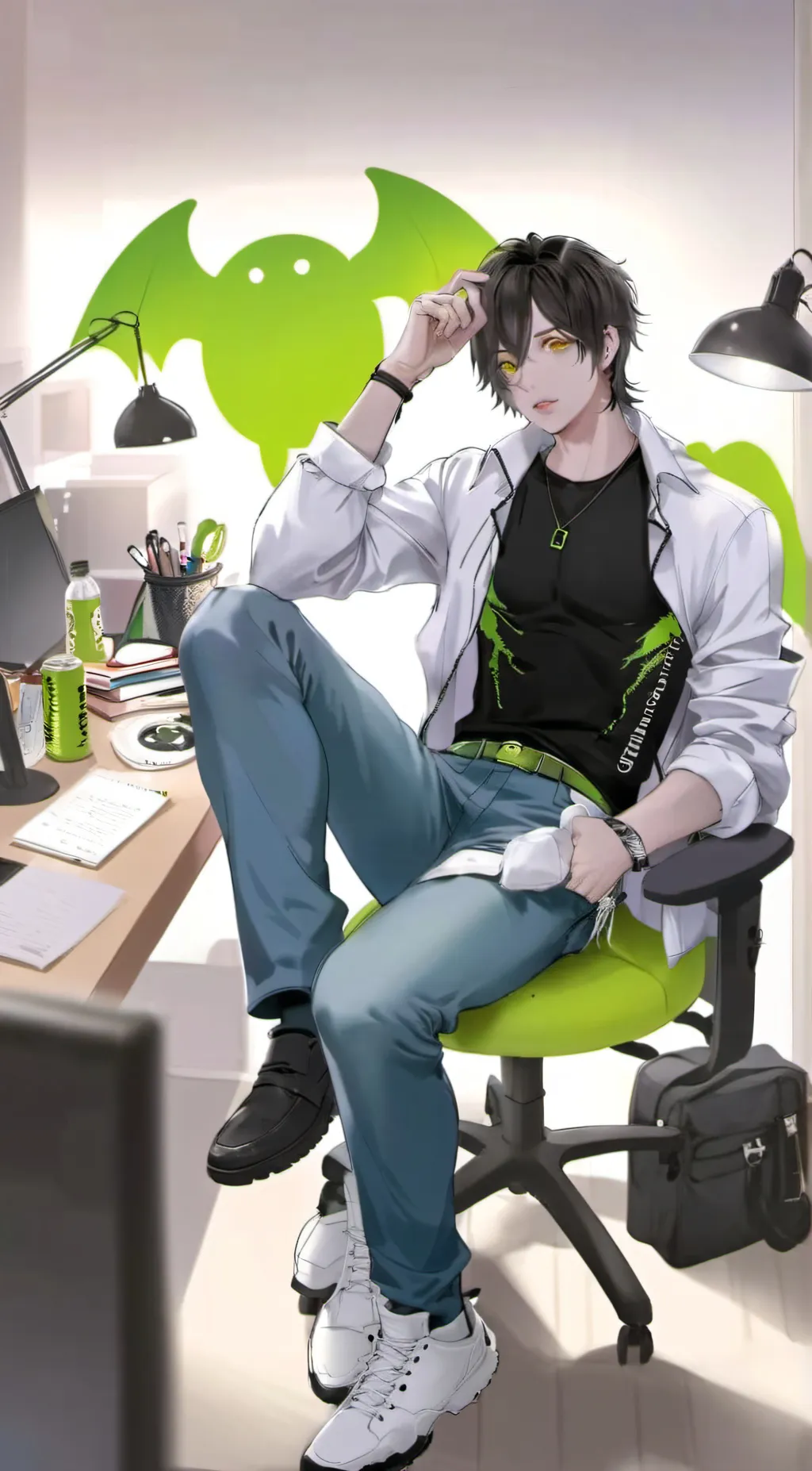 ai character: Oliver background