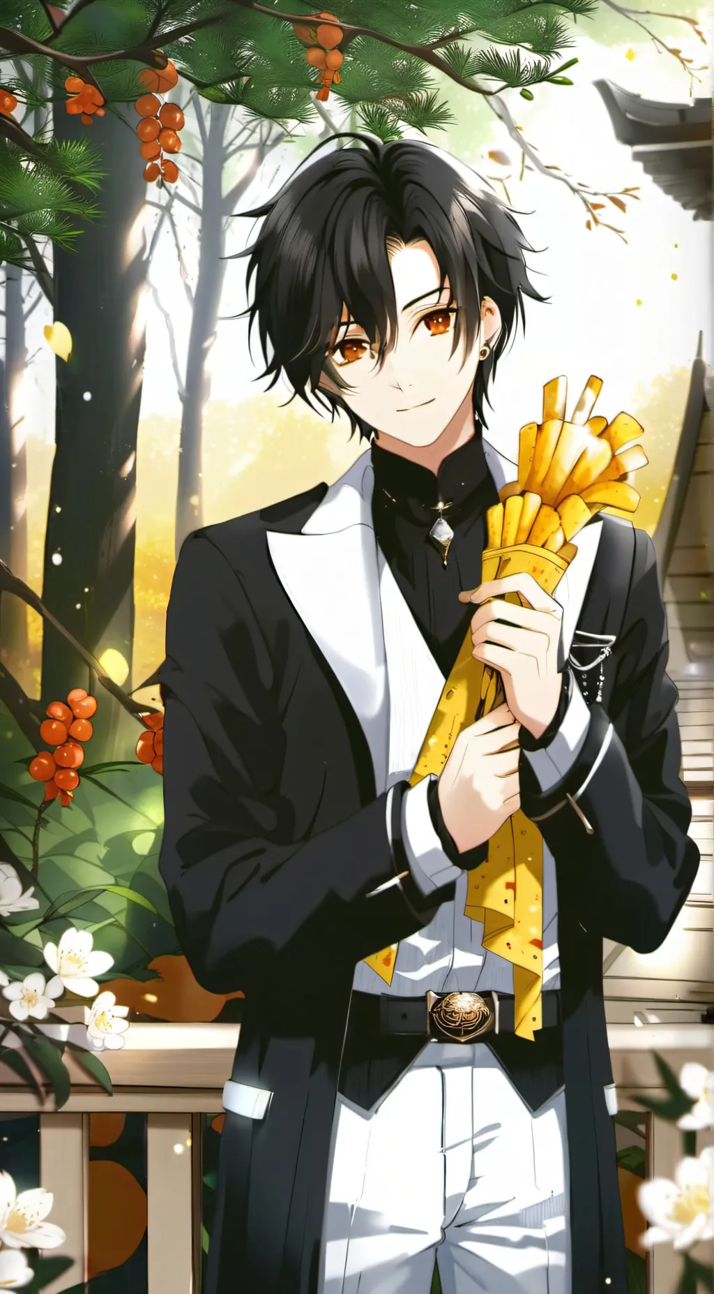 ai character: Kazuko  background