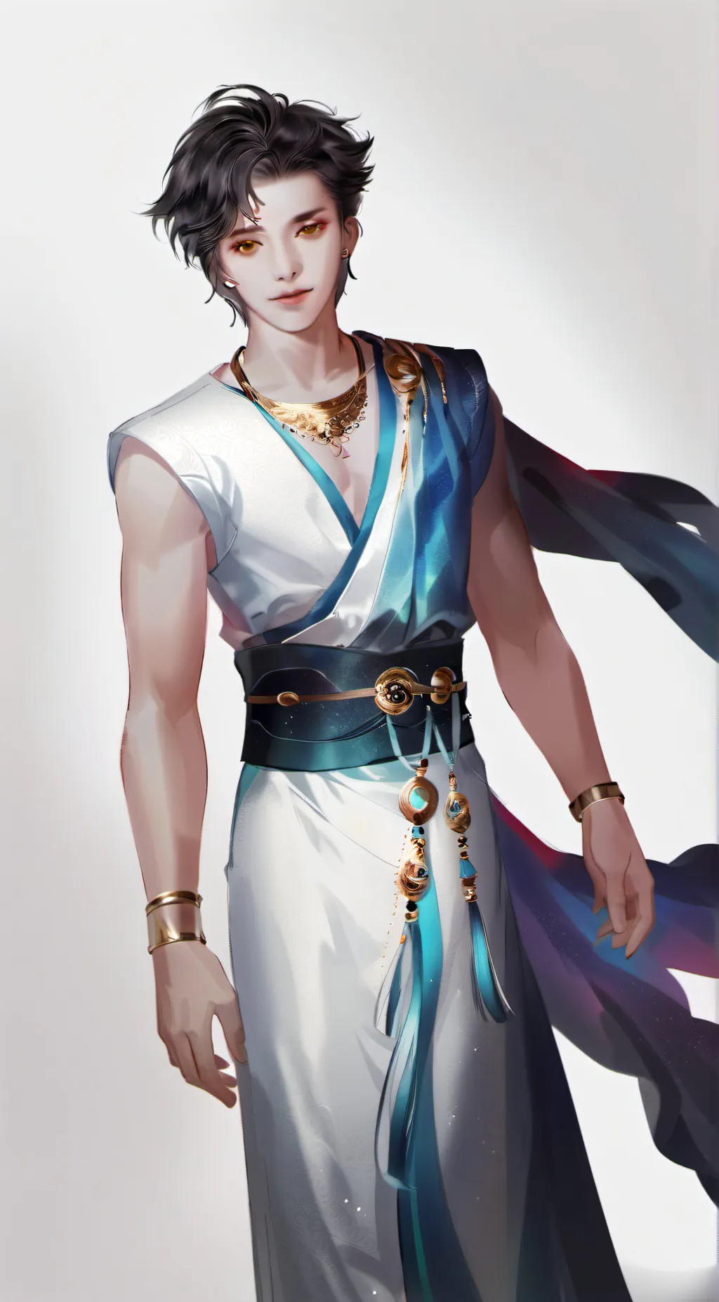 ai character: Korean      boys  background