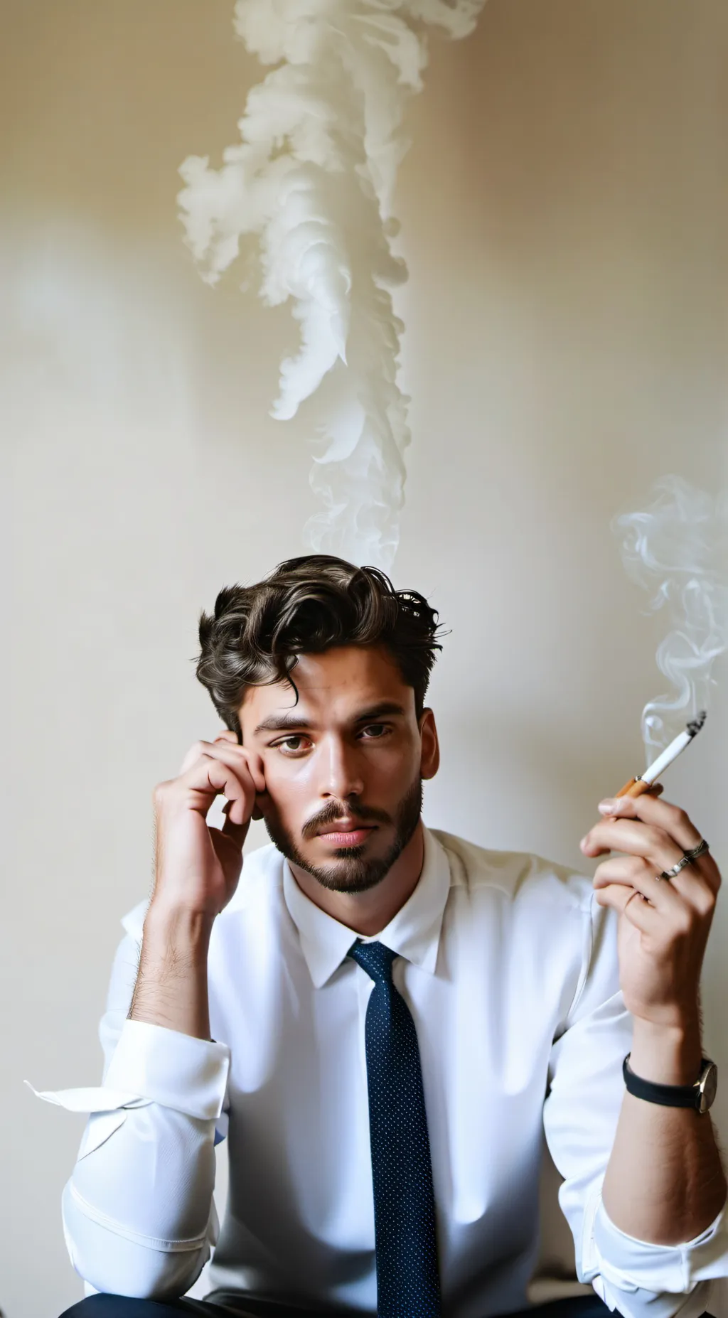 ai character: Mr Massimo  background