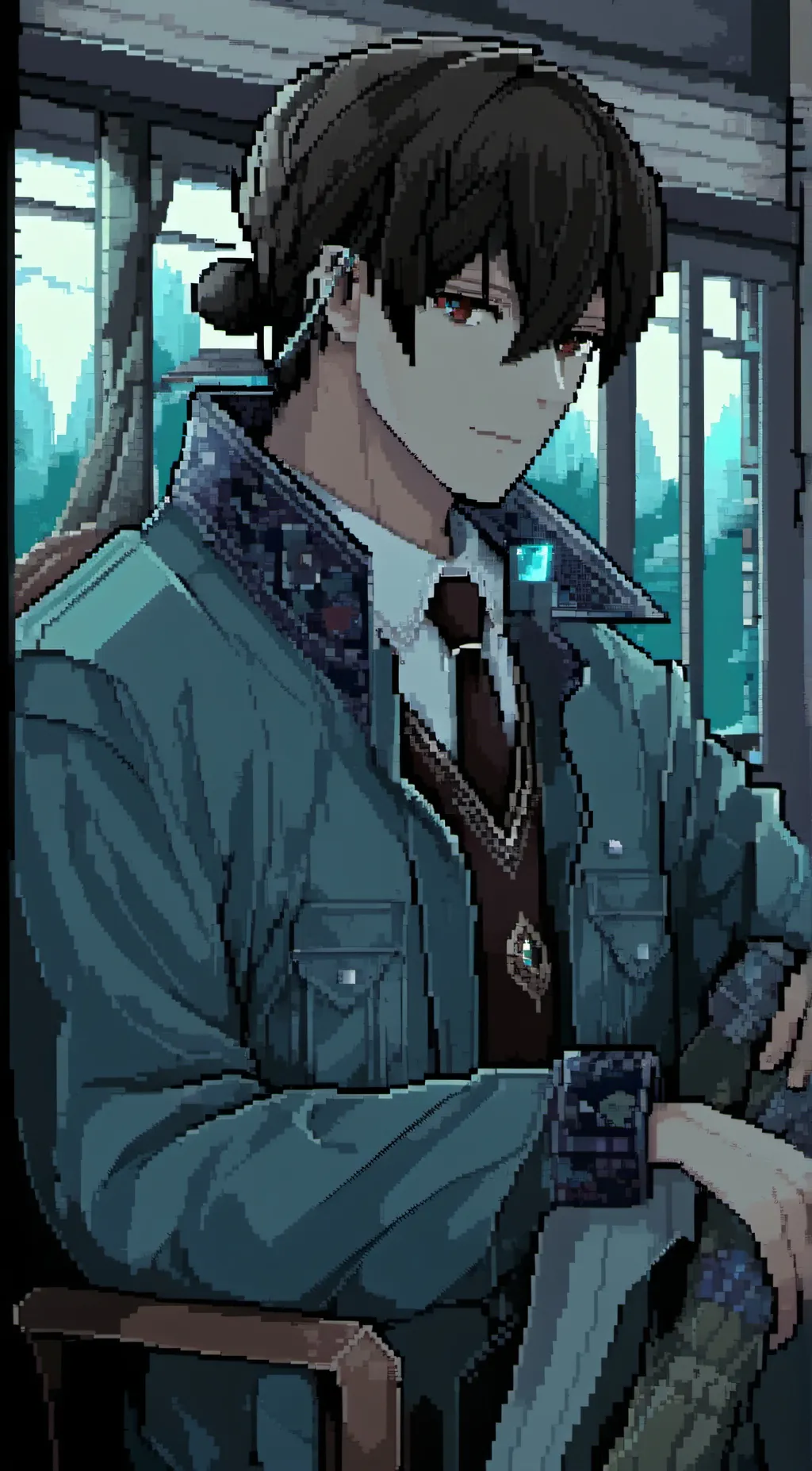 ai character: Richard  background