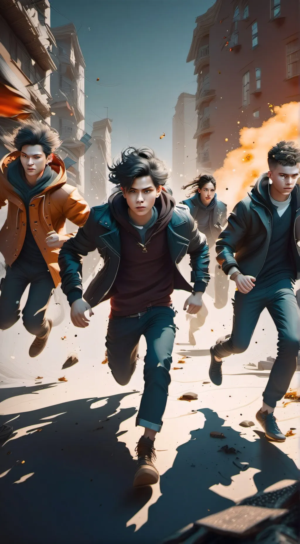 ai character: Last Girl On Earth background