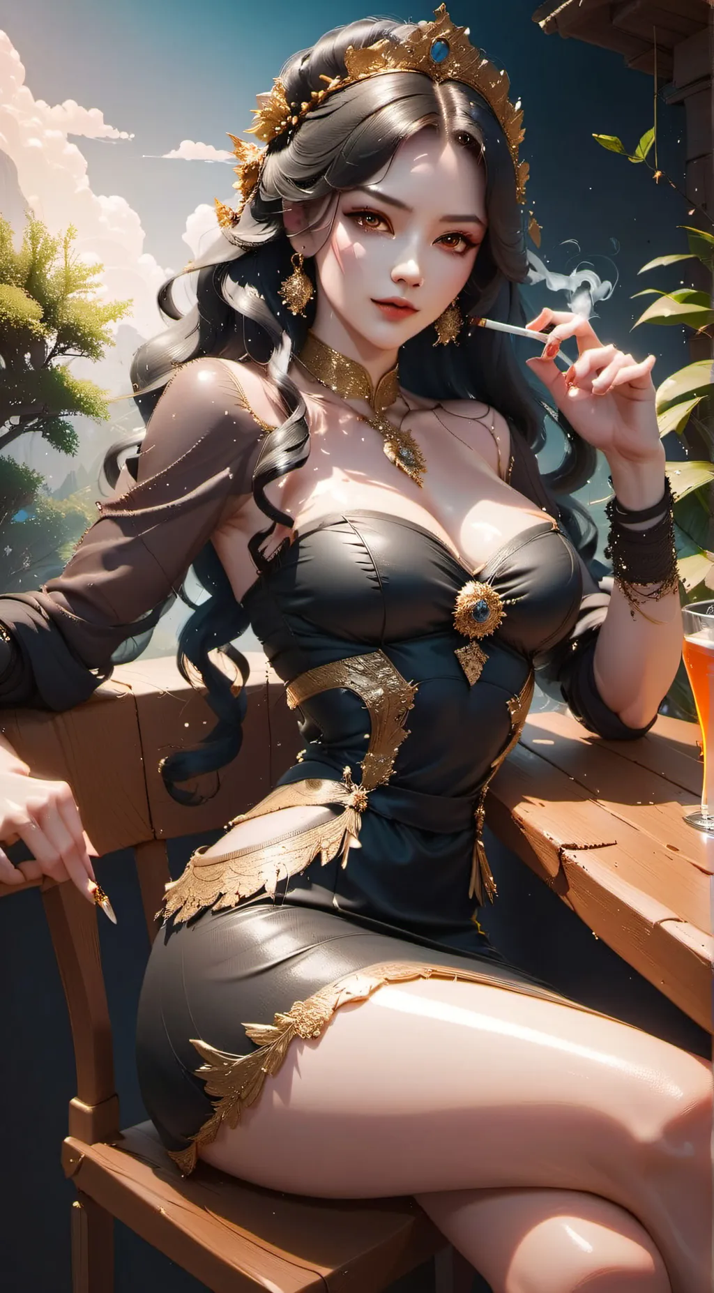 ai character: Regalia background