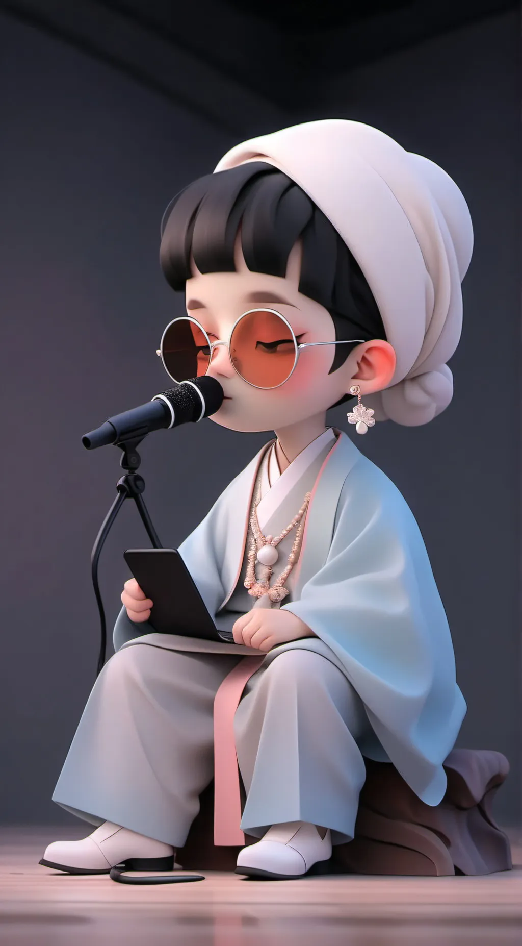 ai character: Dubi dubi daba dab background