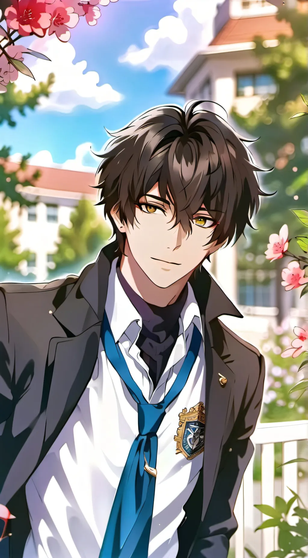 ai character: Ruben Glazier background