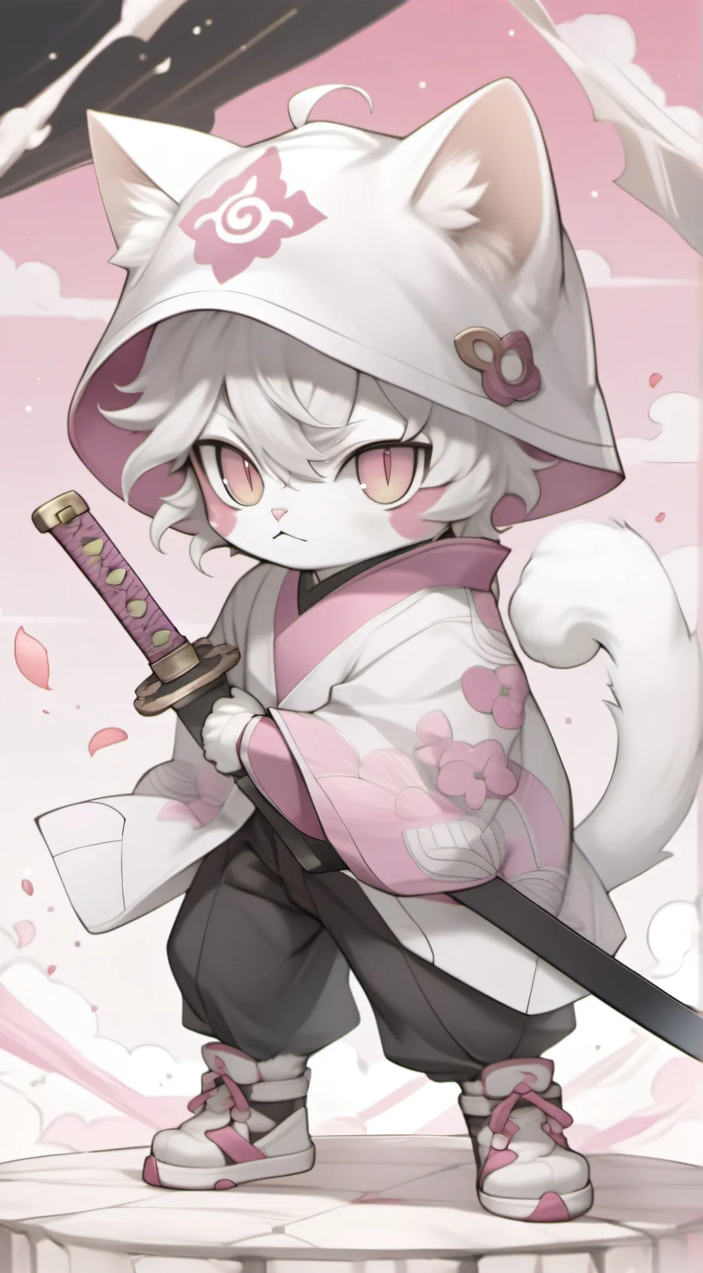 ai character: kurohana background