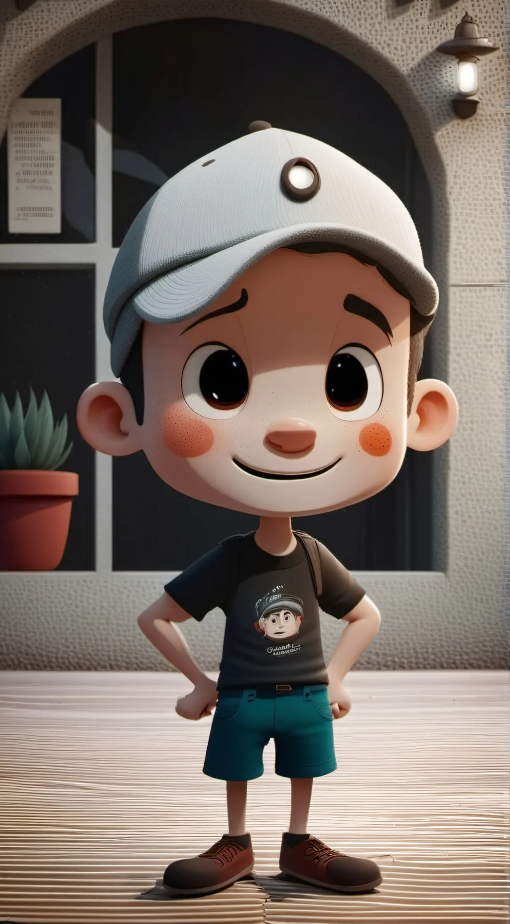 ai character: cuphead background