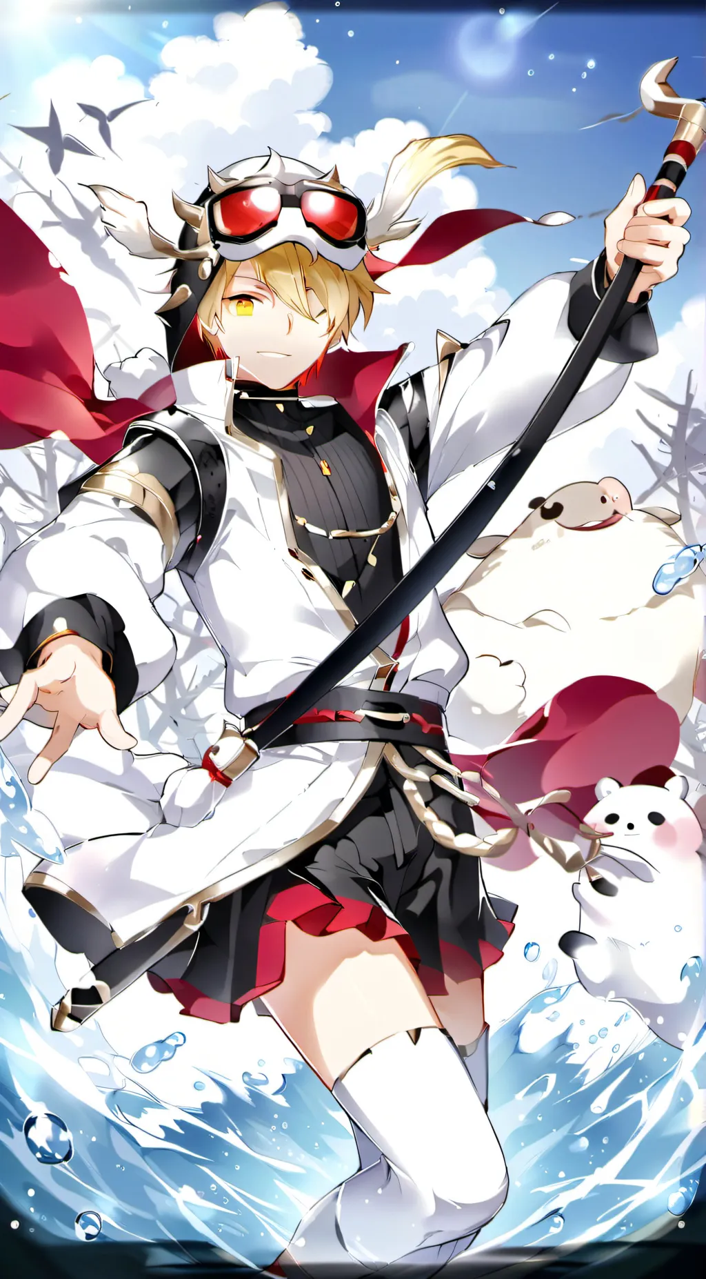 ai character: Ray background