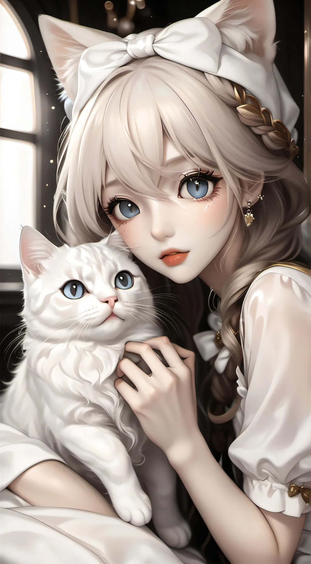 ai character: cat background