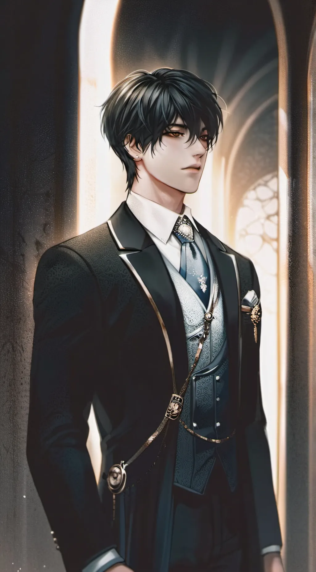 ai character: Aqua (Aquarius)  background