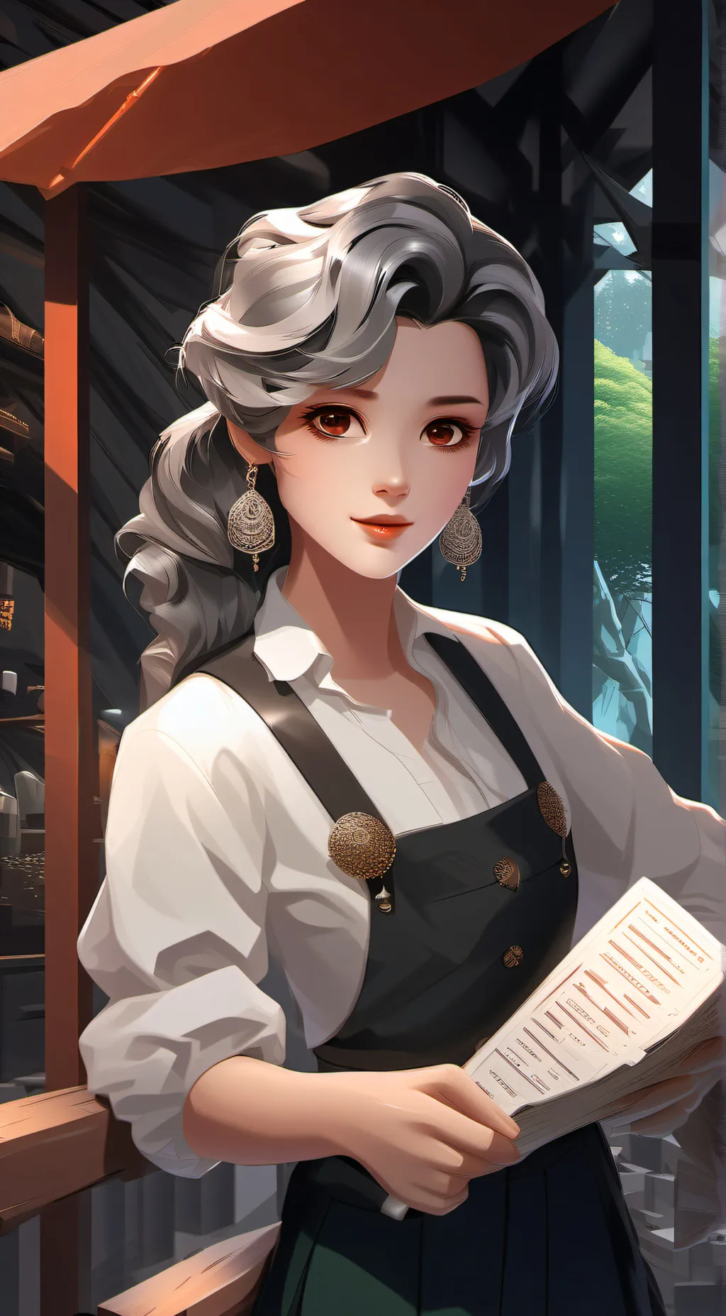 ai character: FOLLOW ME background