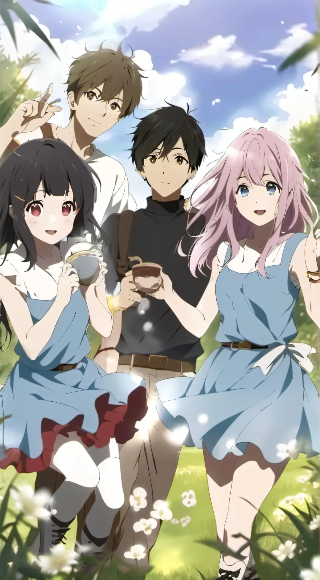 ai character: friends  background