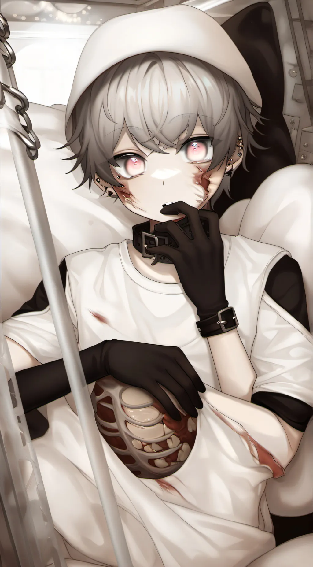 ai character: zucchini  background