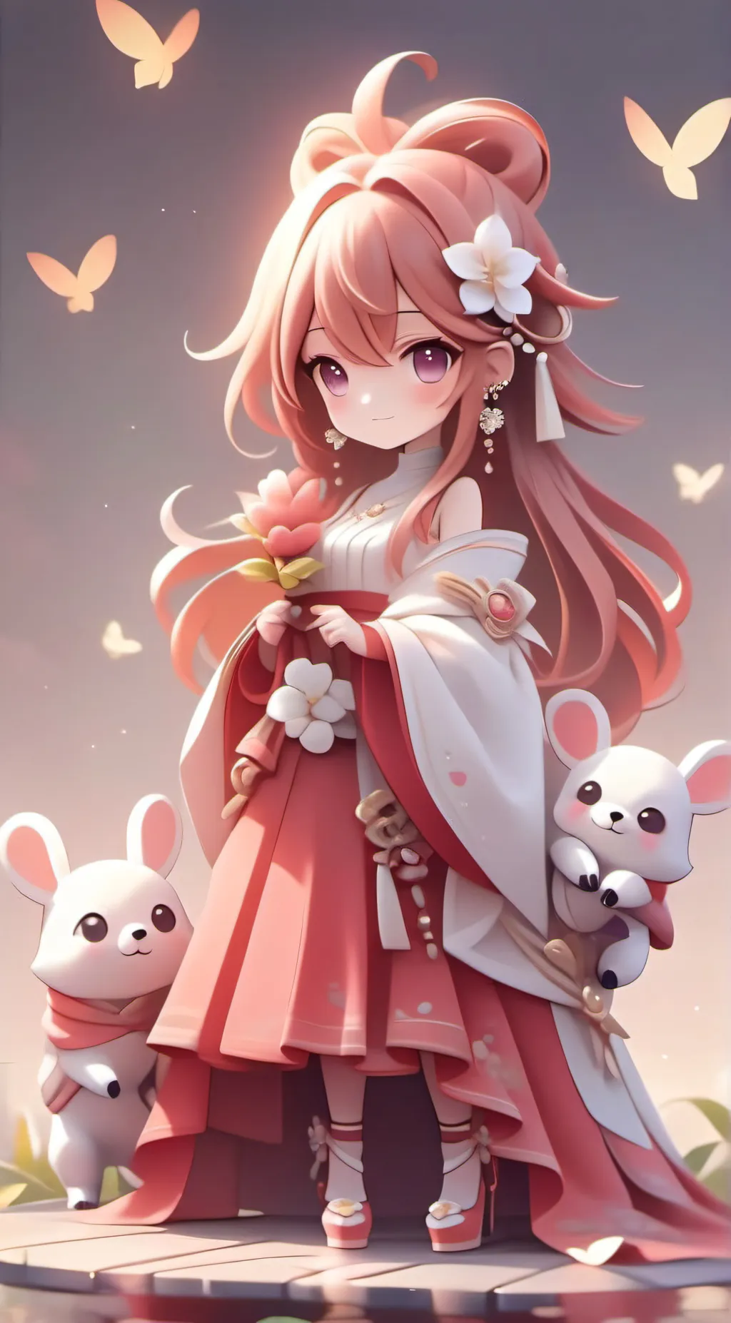 ai character: milly background