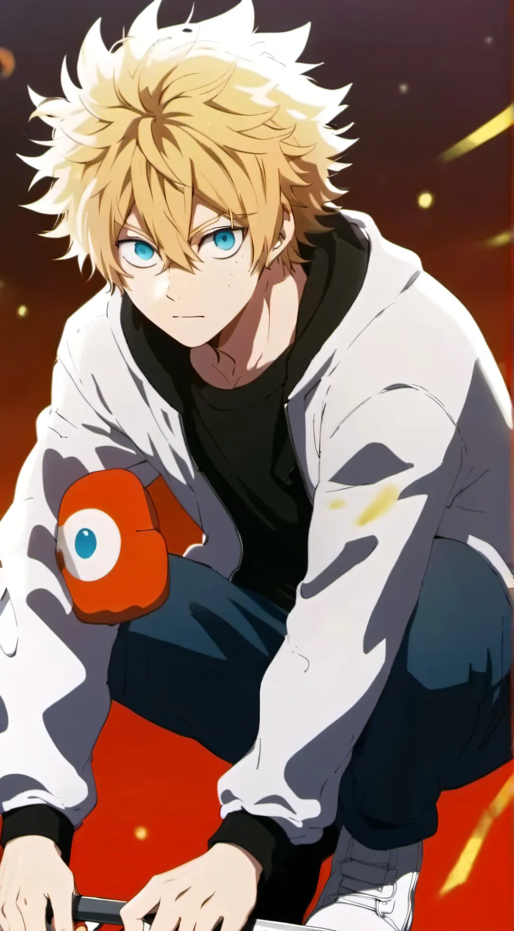 ai character: Bakugou  background