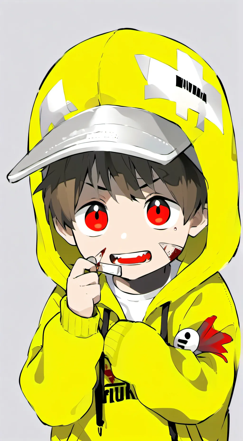 ai character: baby duck.exe background