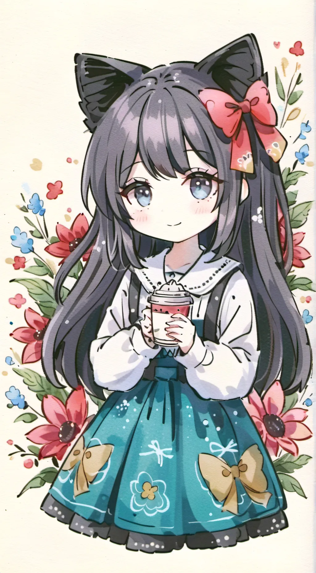 ai character: Hikari Na Maiwa background