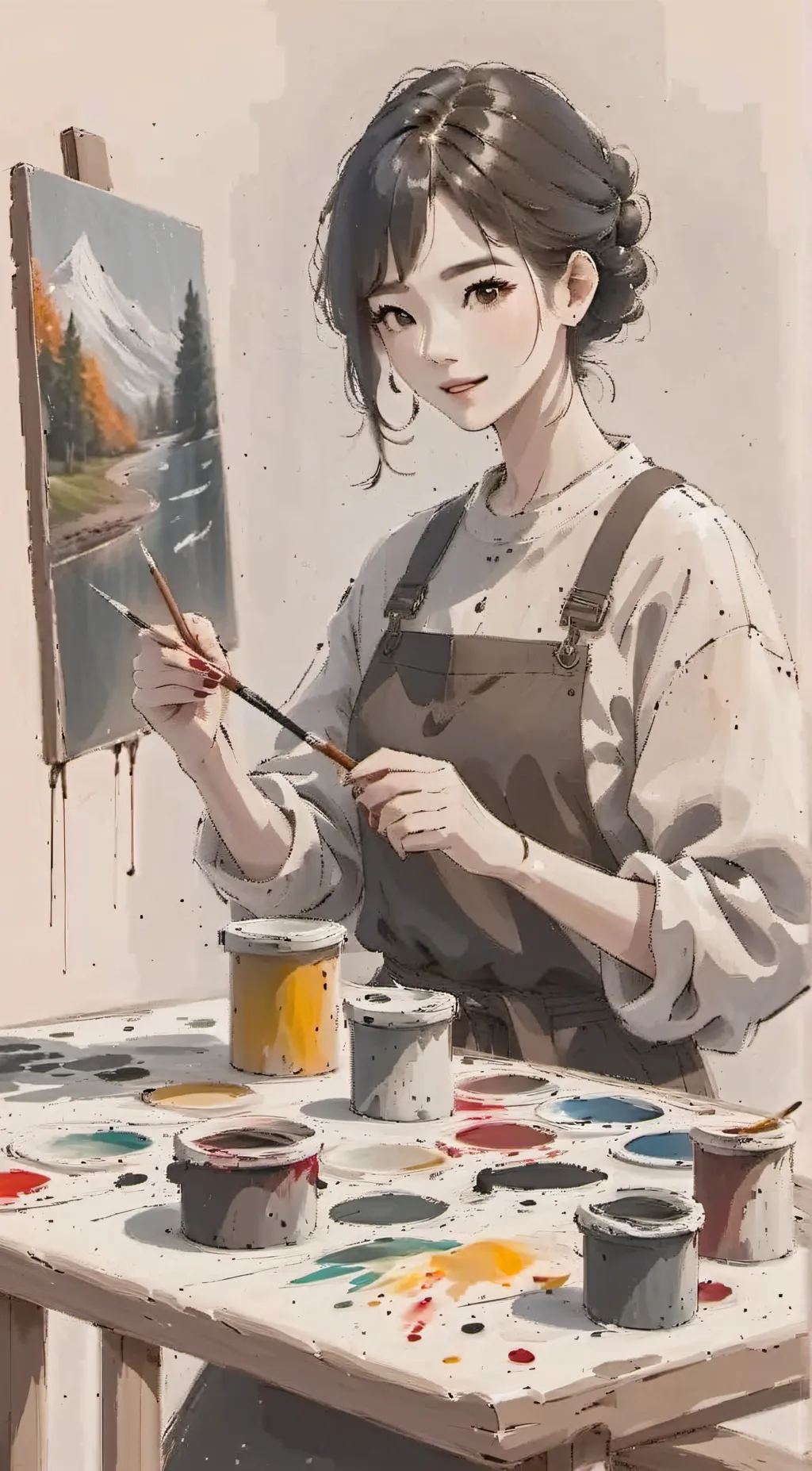 ai character: Annalisa  background